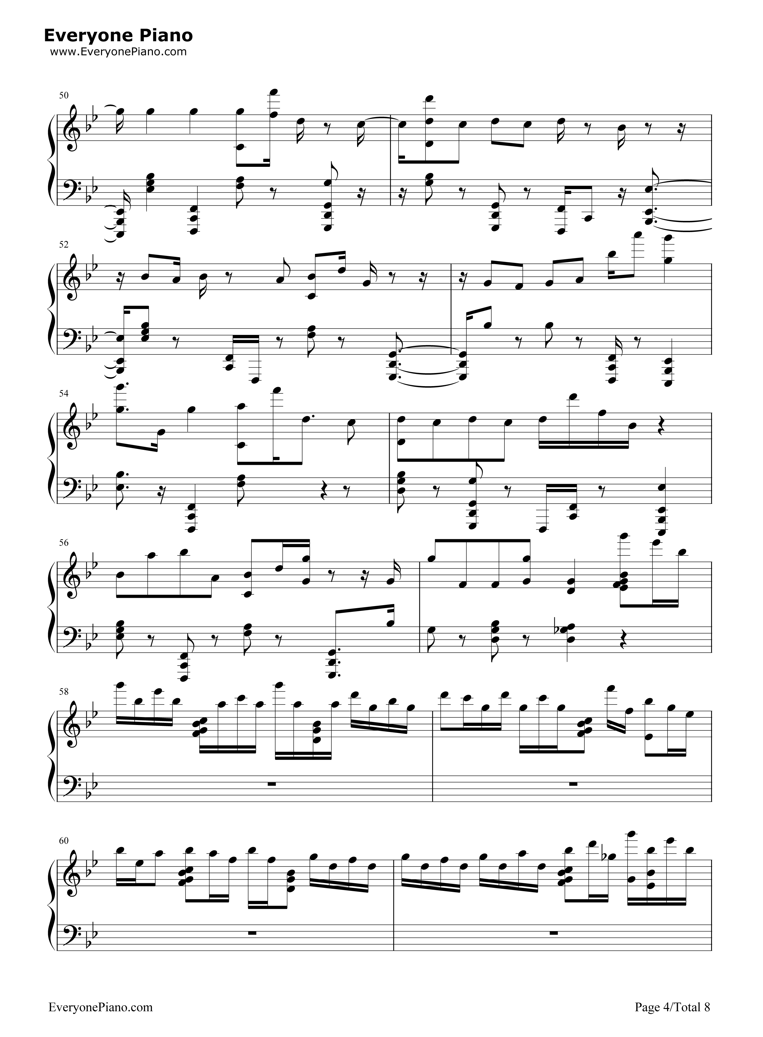 Byte钢琴谱-Martin Garrix Brooks4