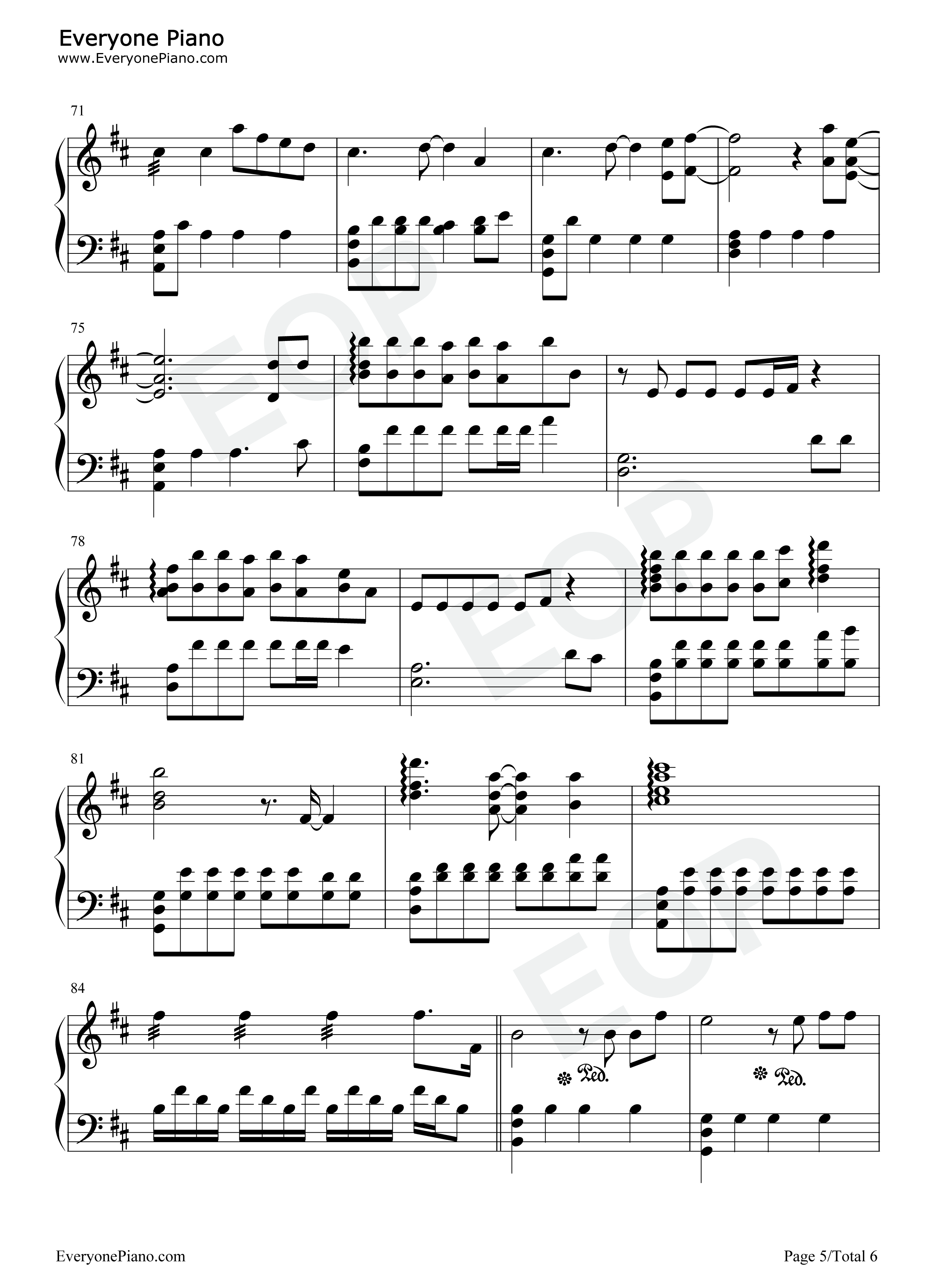 春分钢琴谱-音阙诗听 王梓钰5