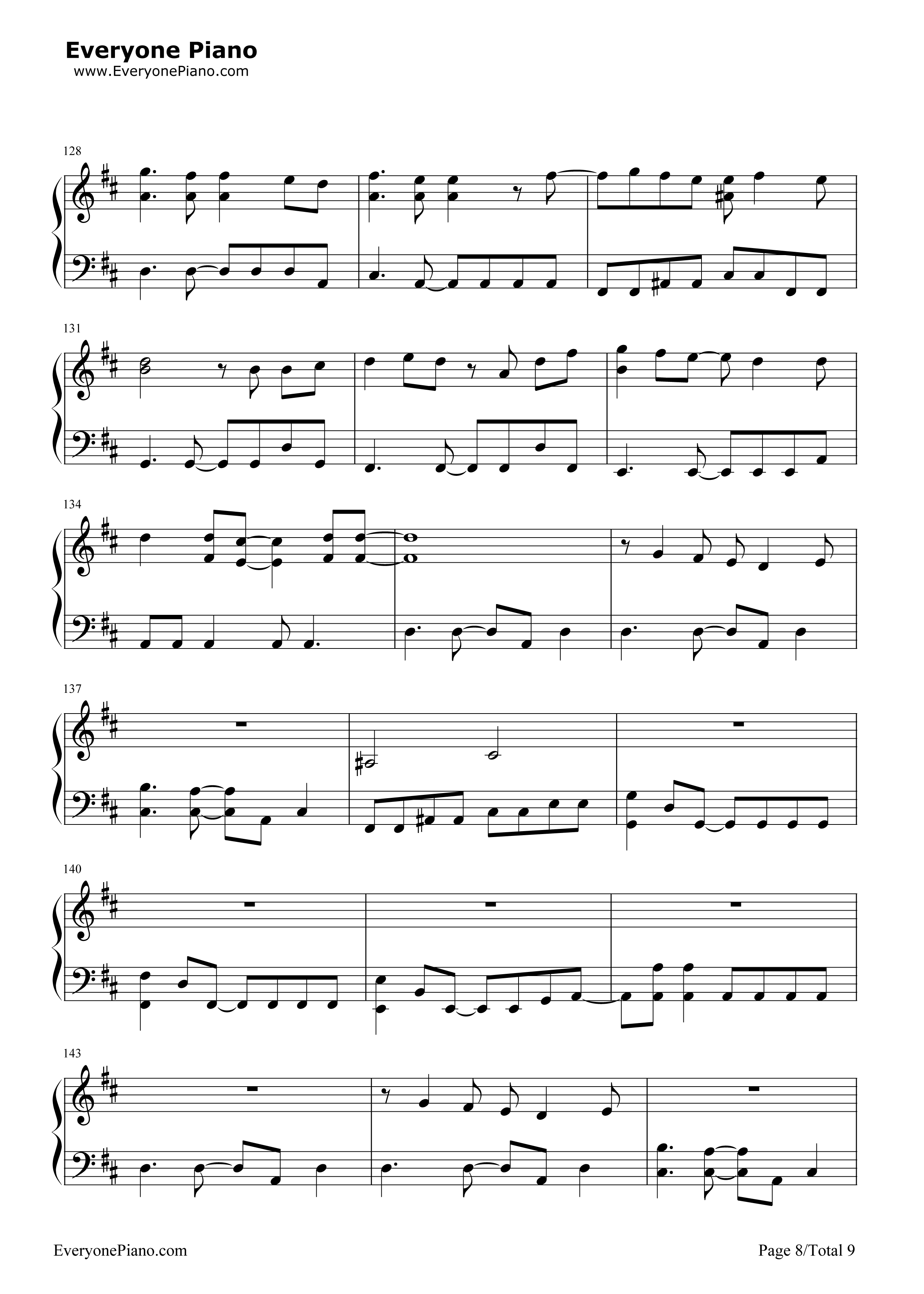Change The World钢琴谱-V68