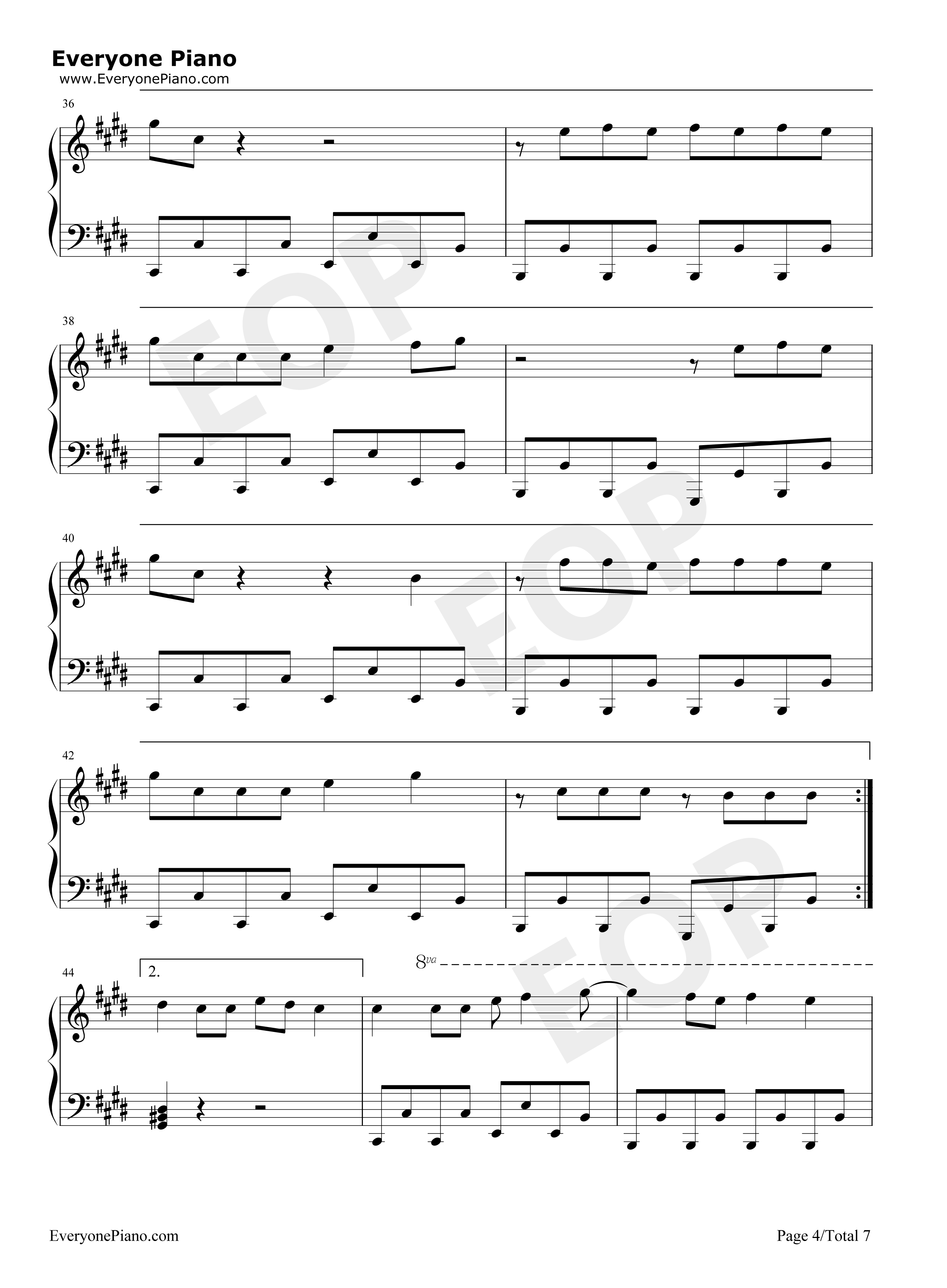 Sucker钢琴谱-Jonas Brothers4