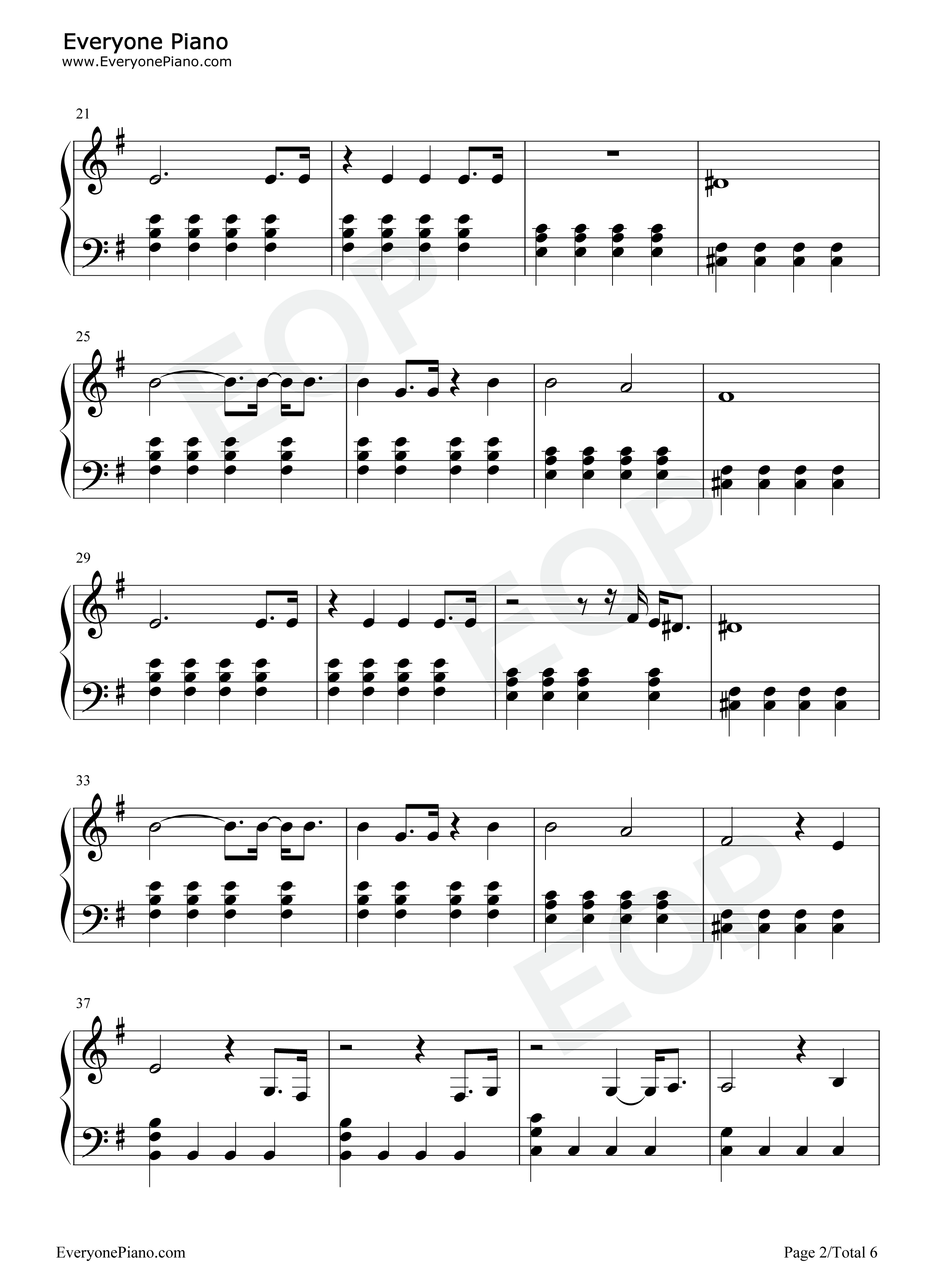 Warriors钢琴谱-Imagine Dragons2
