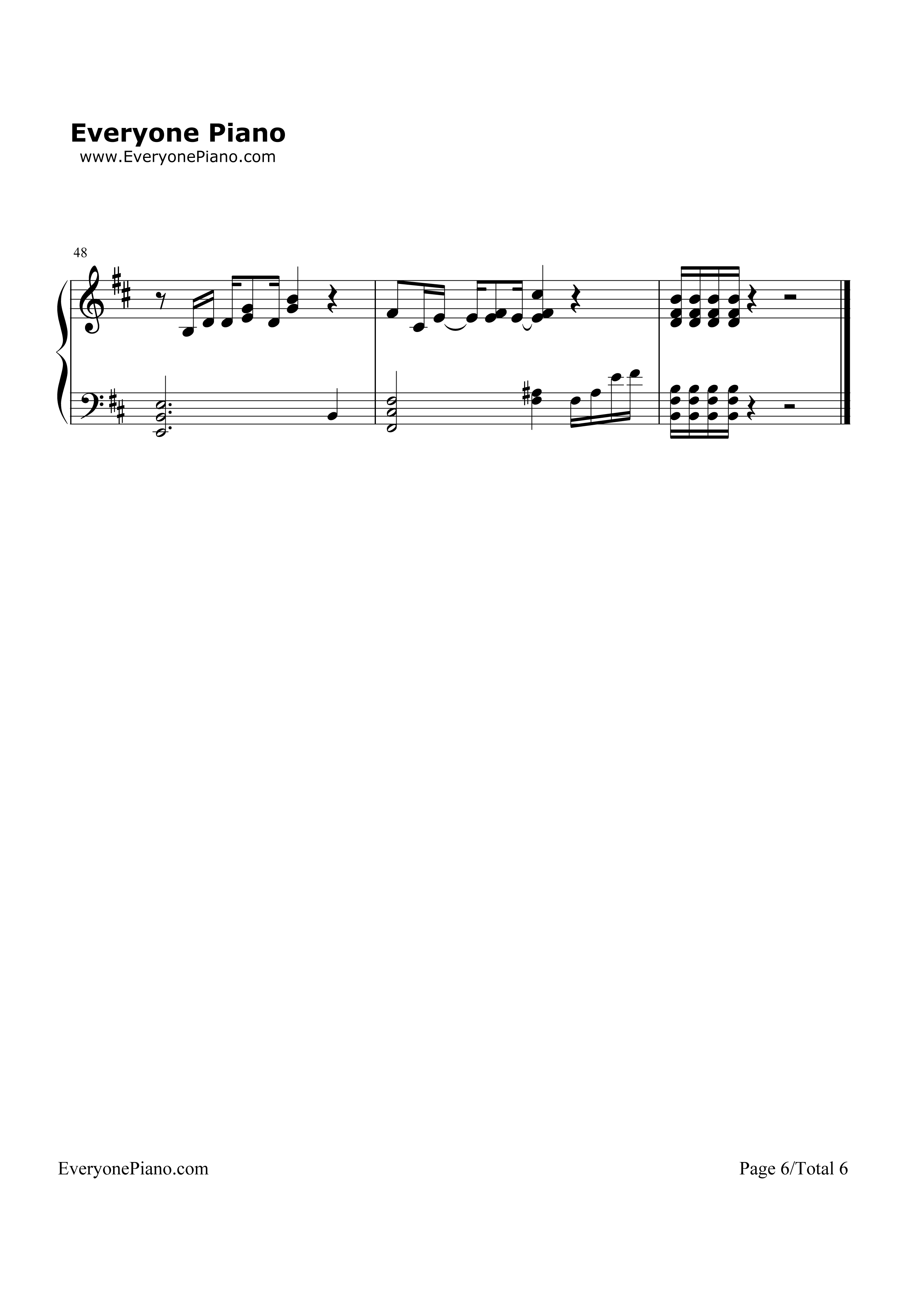 加州旅馆(Hotel California)钢琴谱-老鹰乐队  The Eagles6