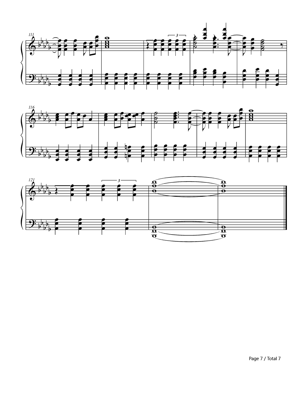 Thnks fr th Mmrs钢琴谱-Fall Out Boy7