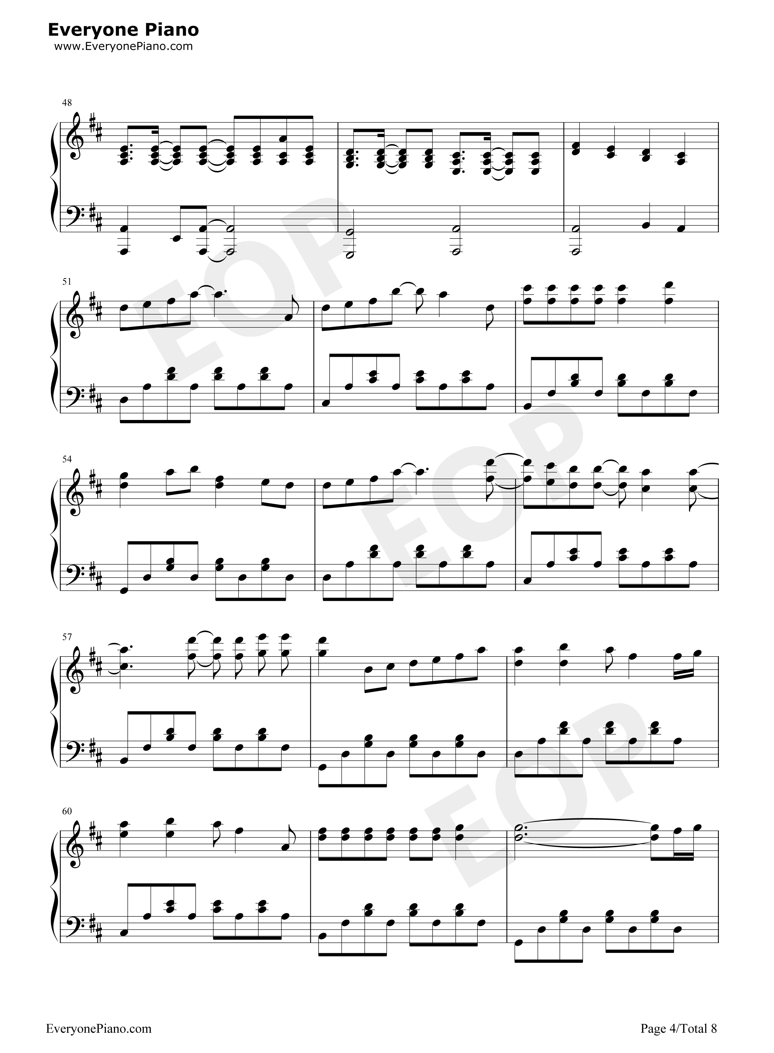 Because of You钢琴谱-The Piano Guys4