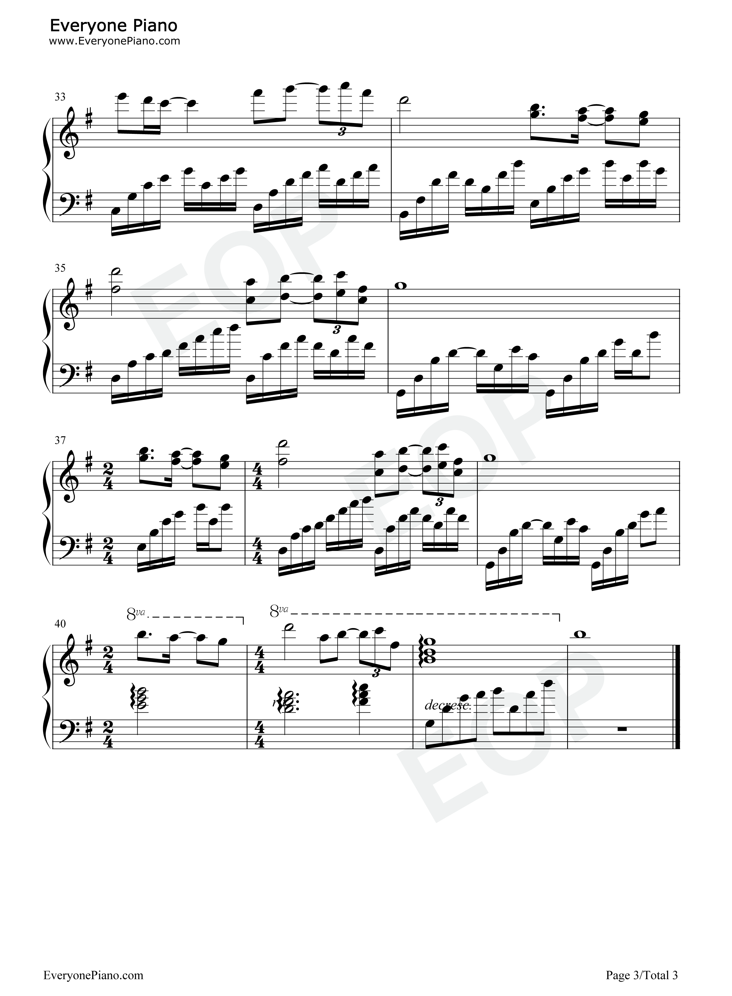 When a Child is Born钢琴谱-Johnny Mathis3