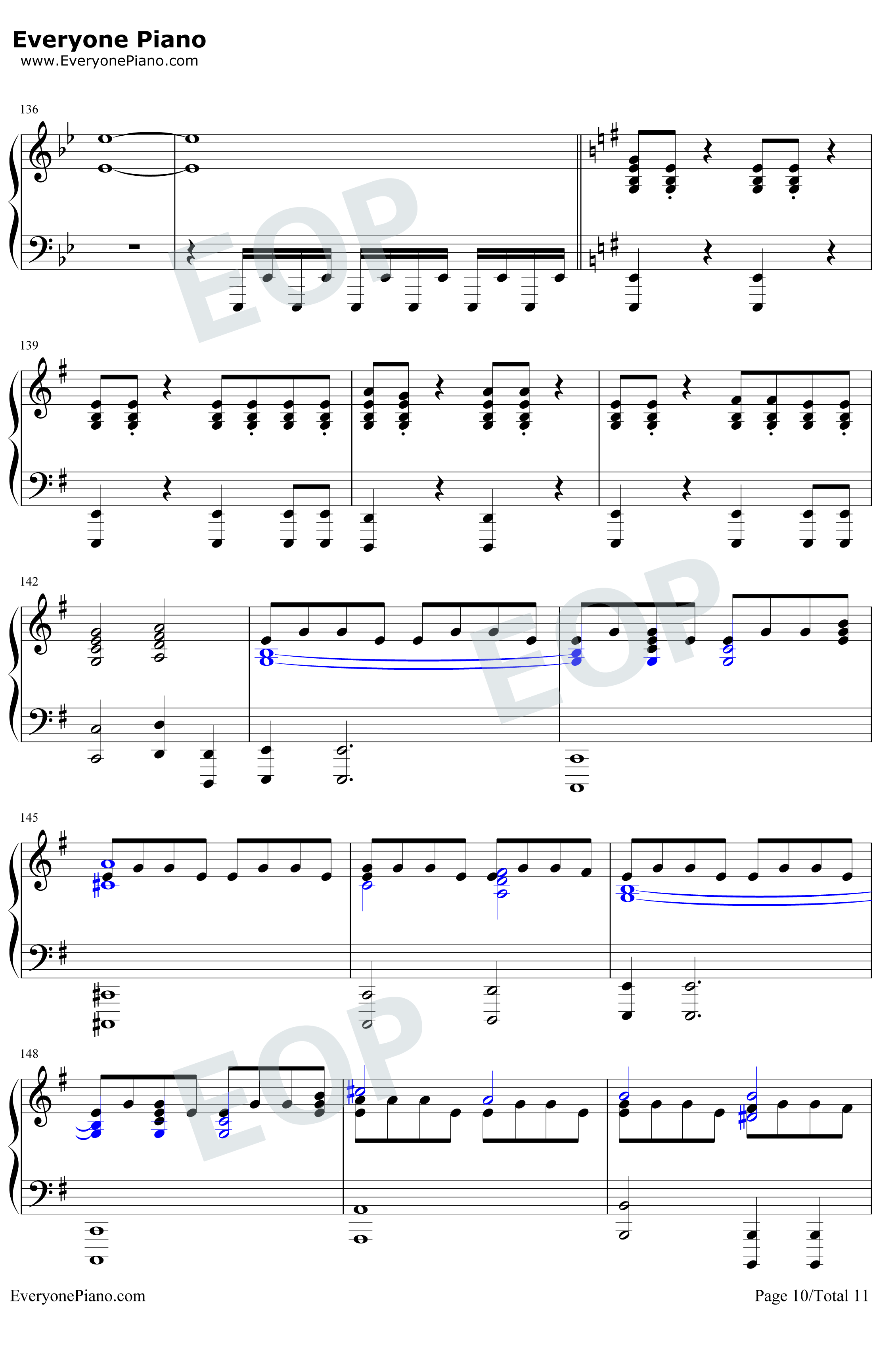 Forge钢琴谱-Alan Silvestri10