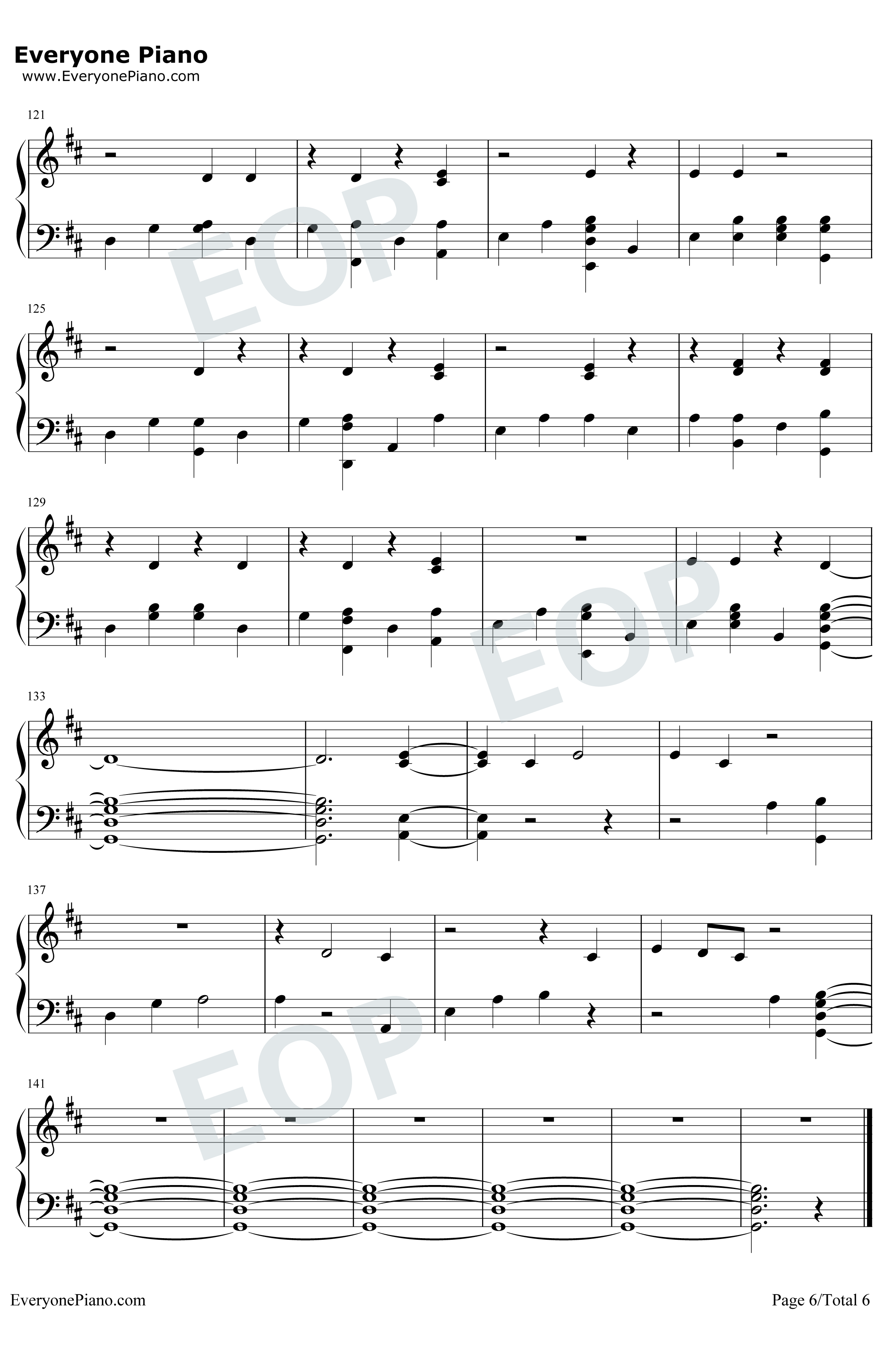 So It Goes…钢琴谱-Taylor Swift6