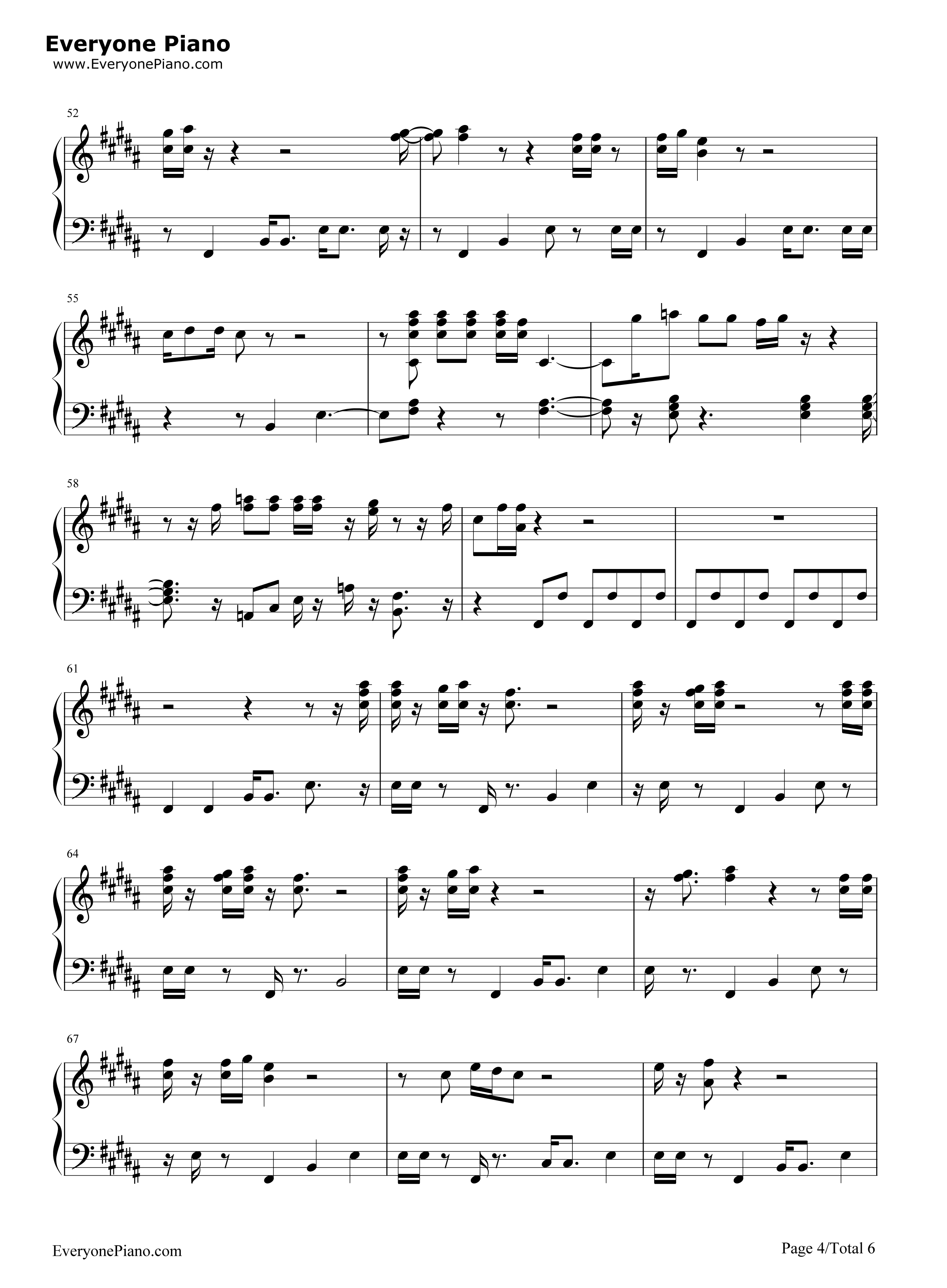 Yellow Light钢琴谱-Pharrell Williams4