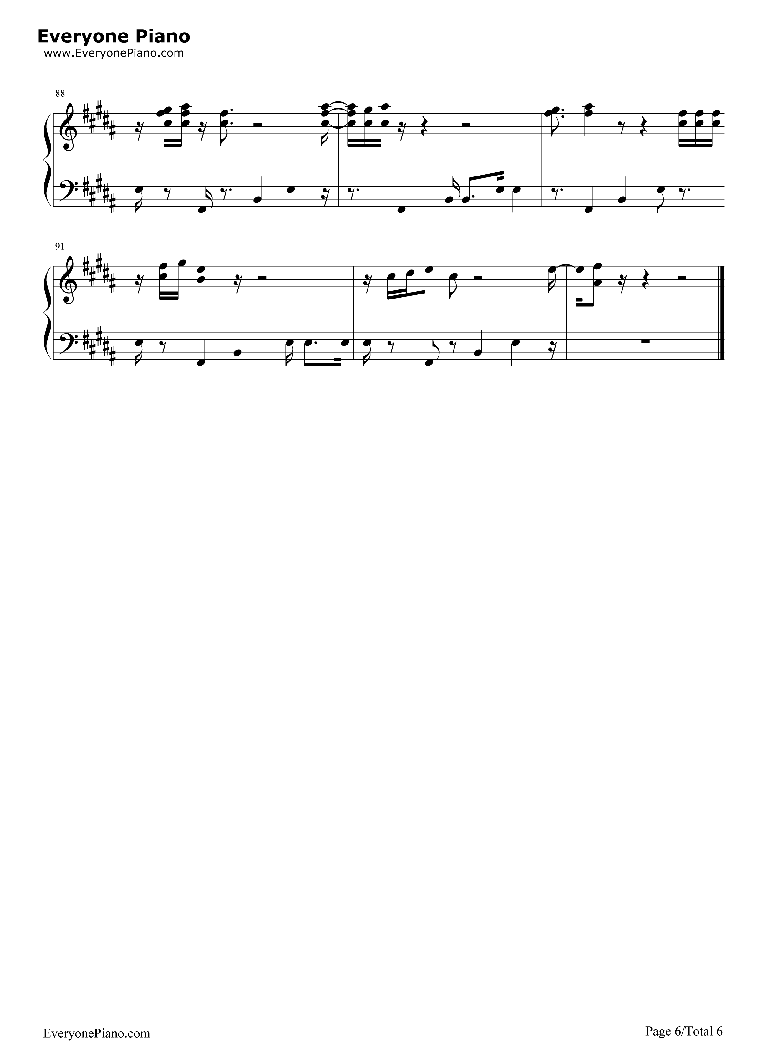 Yellow Light钢琴谱-Pharrell Williams6