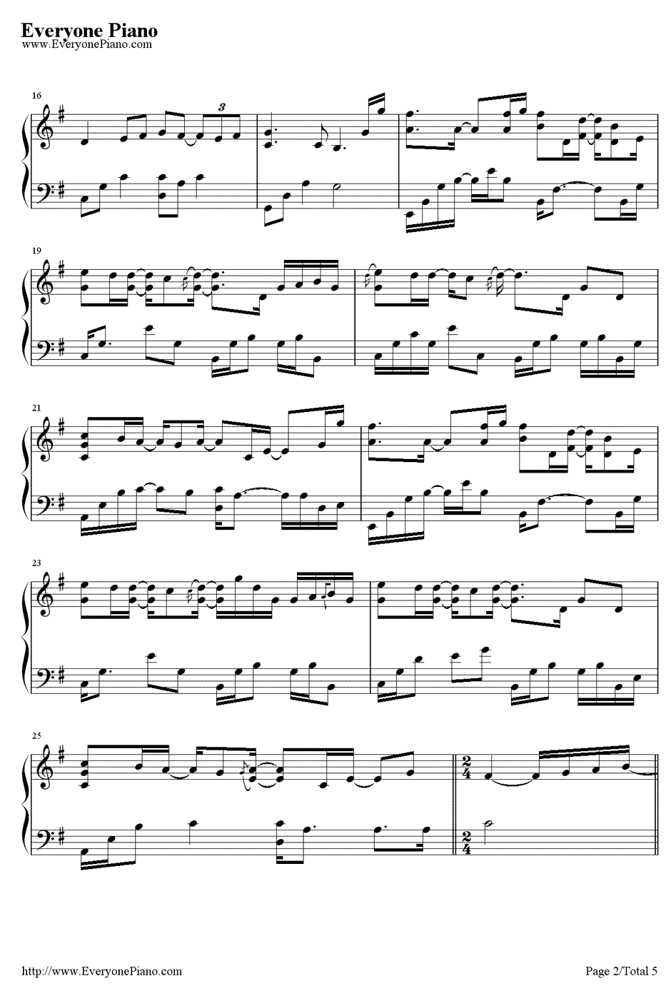 从窗口看到的风景钢琴谱-李闰珉Yiruma2