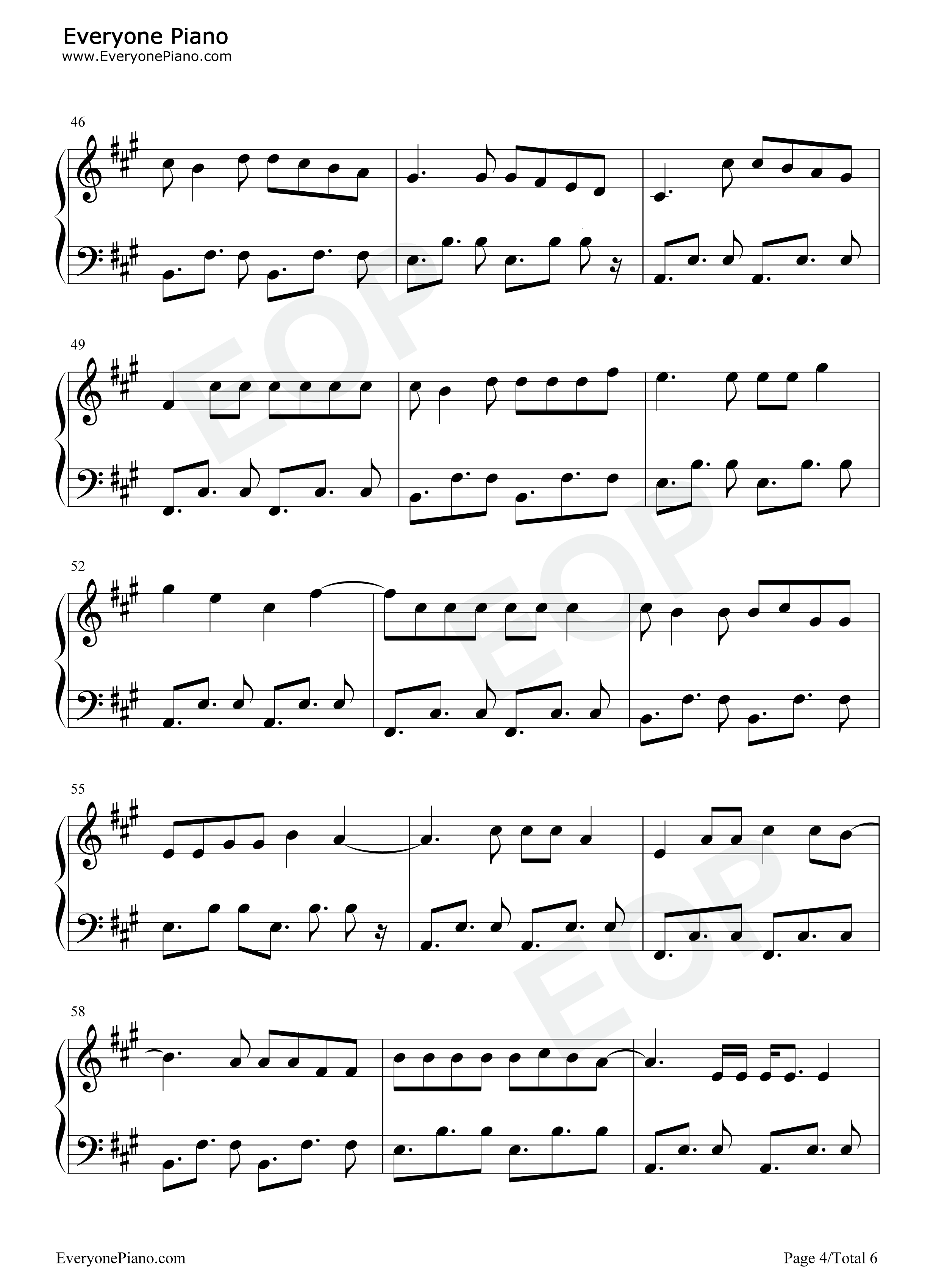 Follow You钢琴谱-Imagine Dragons4