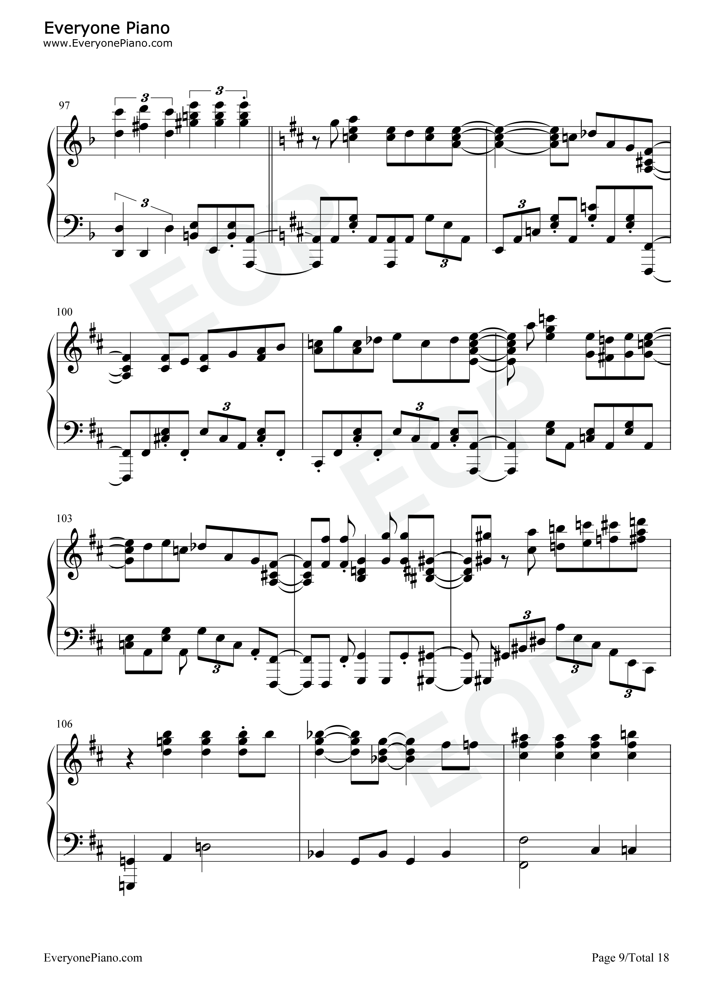 ぐだふわエブリデー钢琴谱-悠木碧9