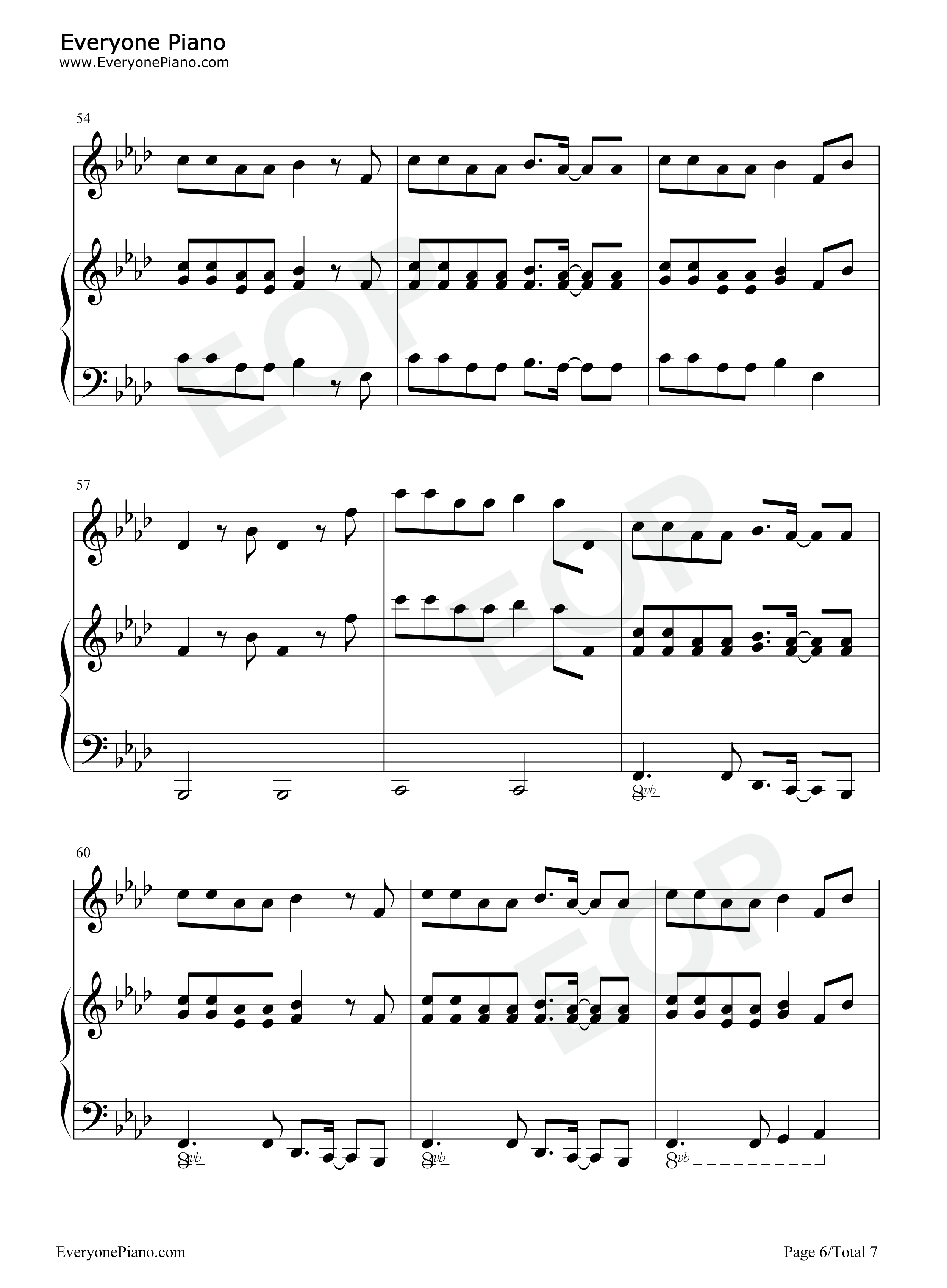 Higher钢琴谱-Shawn Mendes6