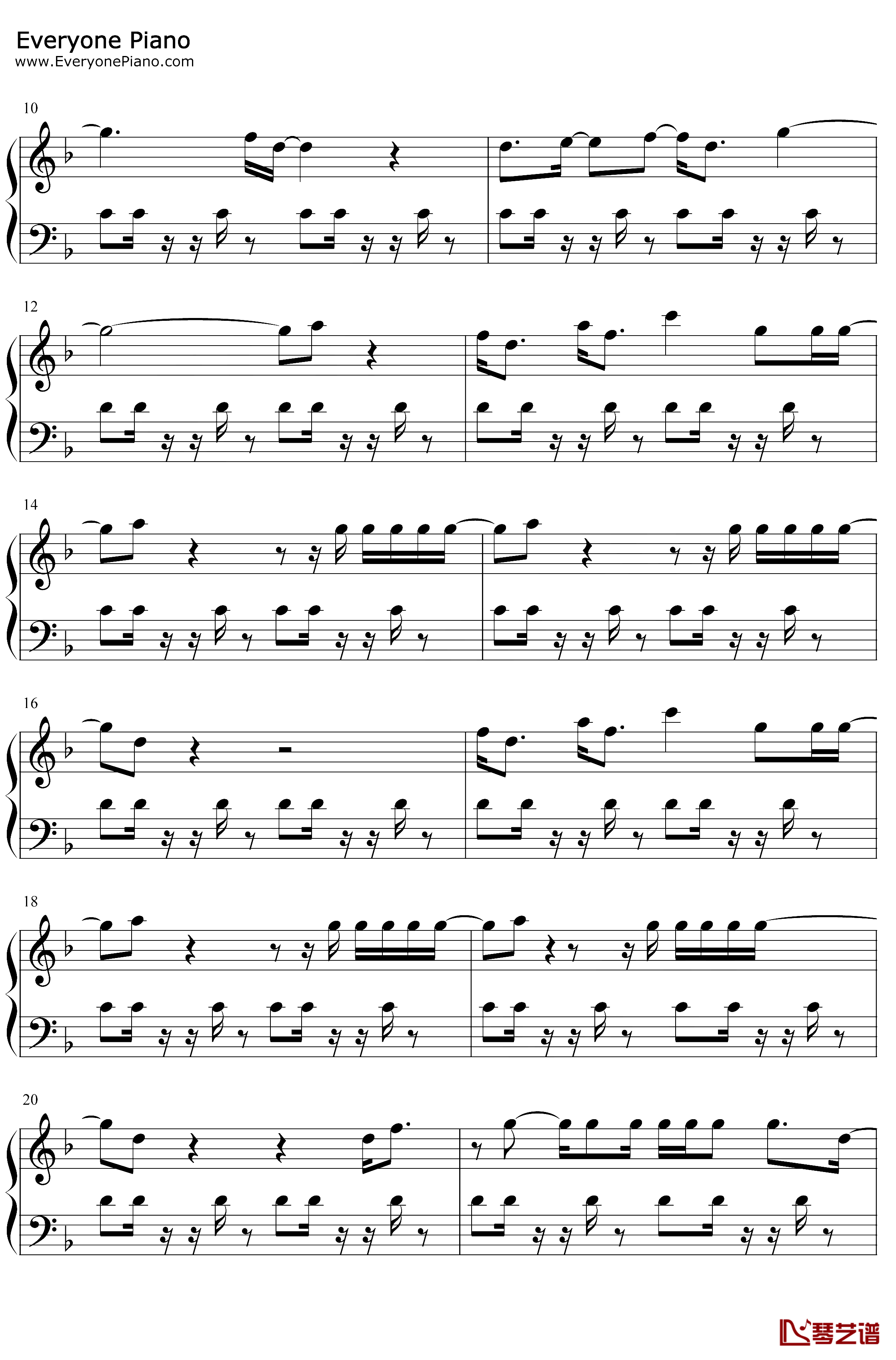 Feel Me钢琴谱-Selena Gomez2