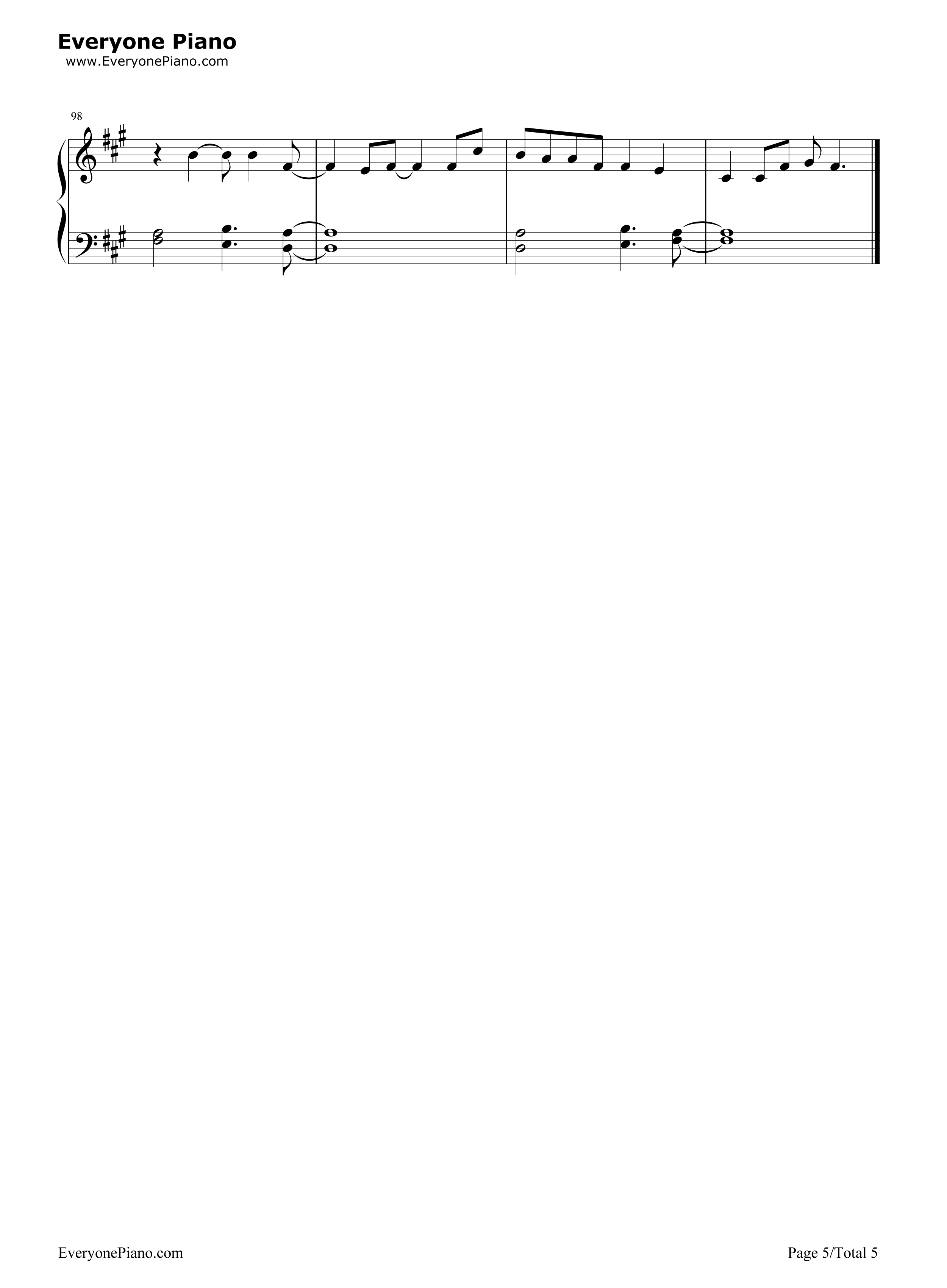 Find You钢琴谱-Nick Jonas5
