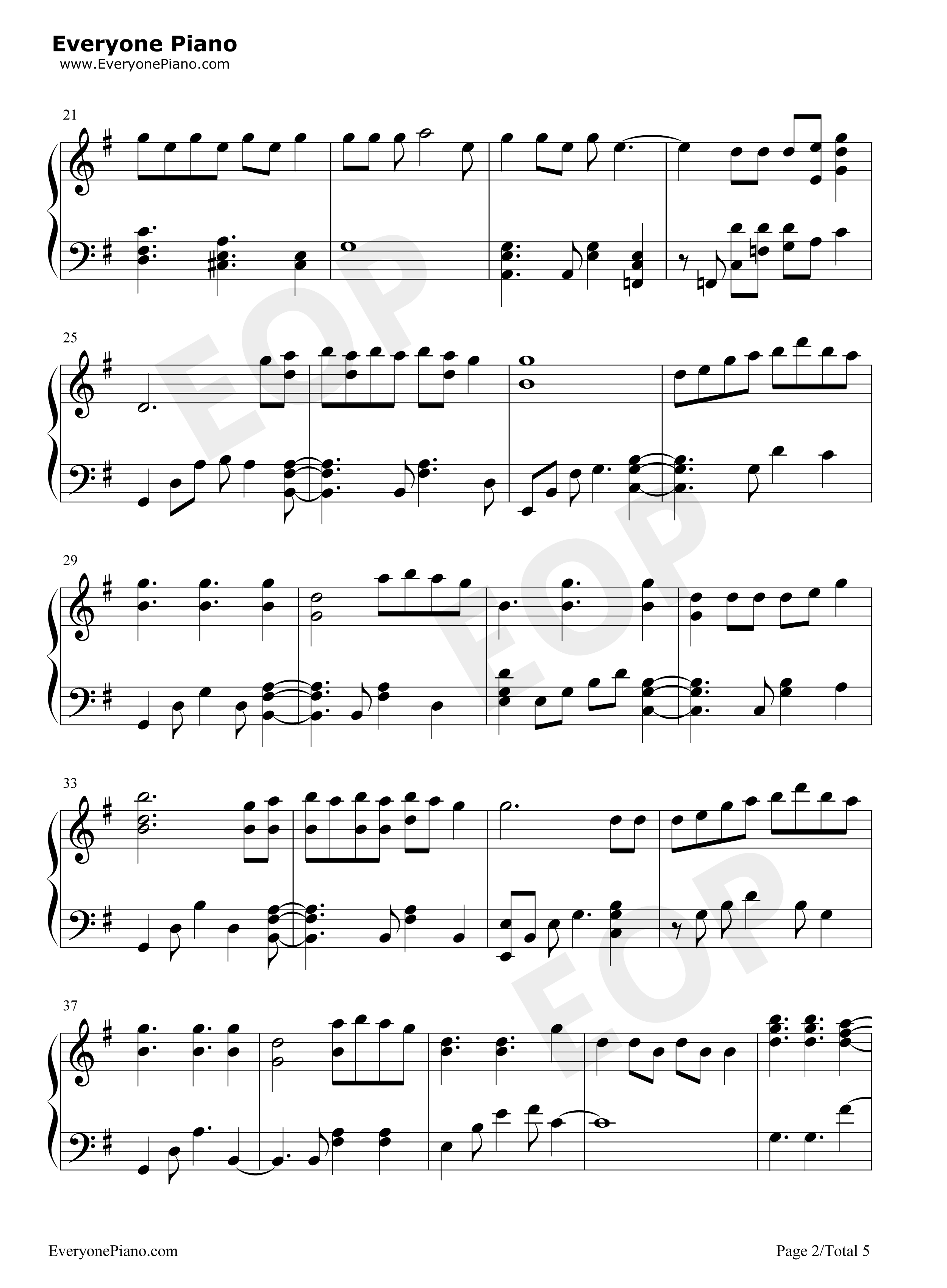 BBIBBI钢琴谱-IU 李知恩2
