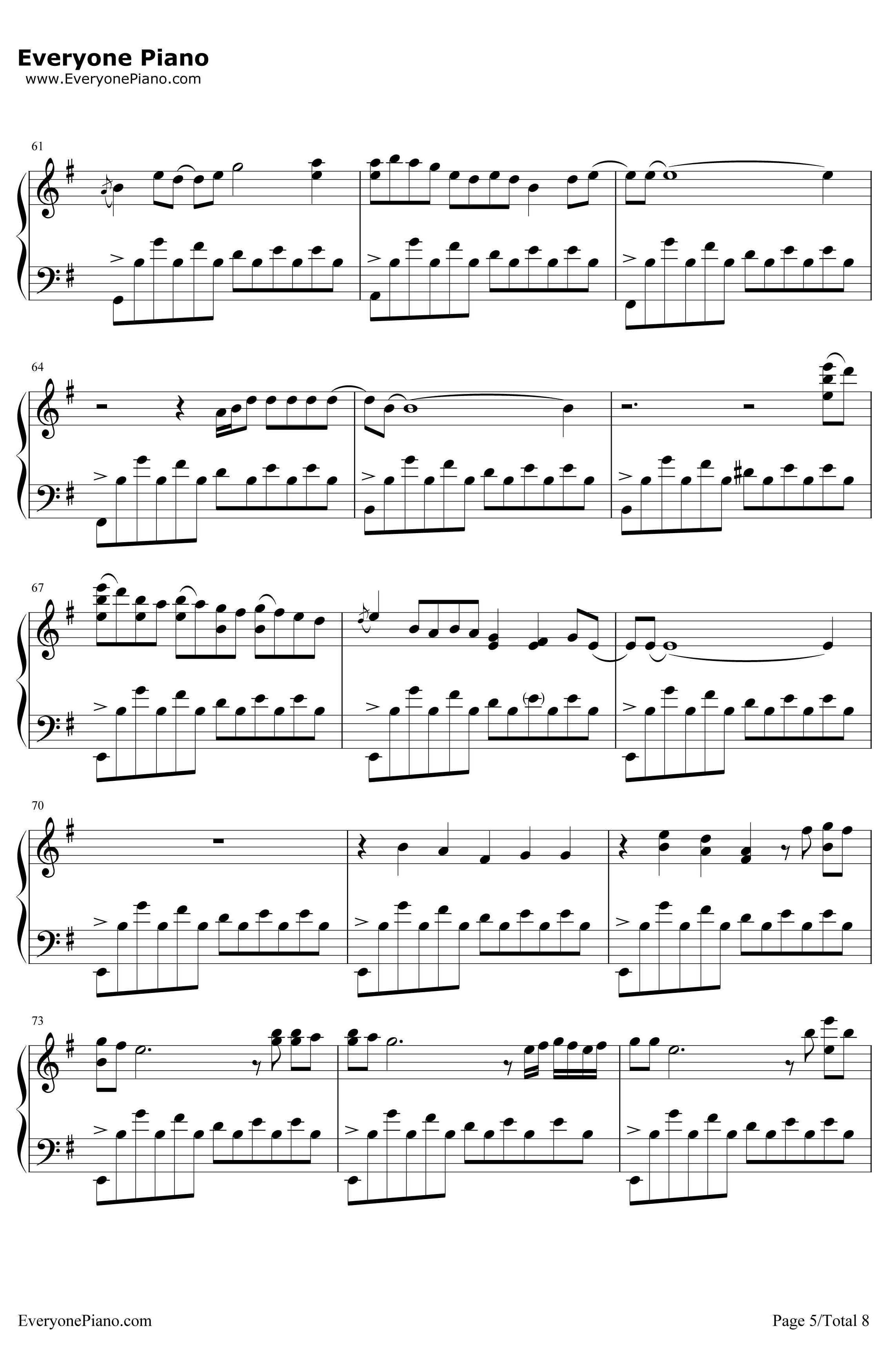 FebruarySea二月海钢琴谱-GeorgeWinston-《WinterIntoSpring》GeorgeWinston5