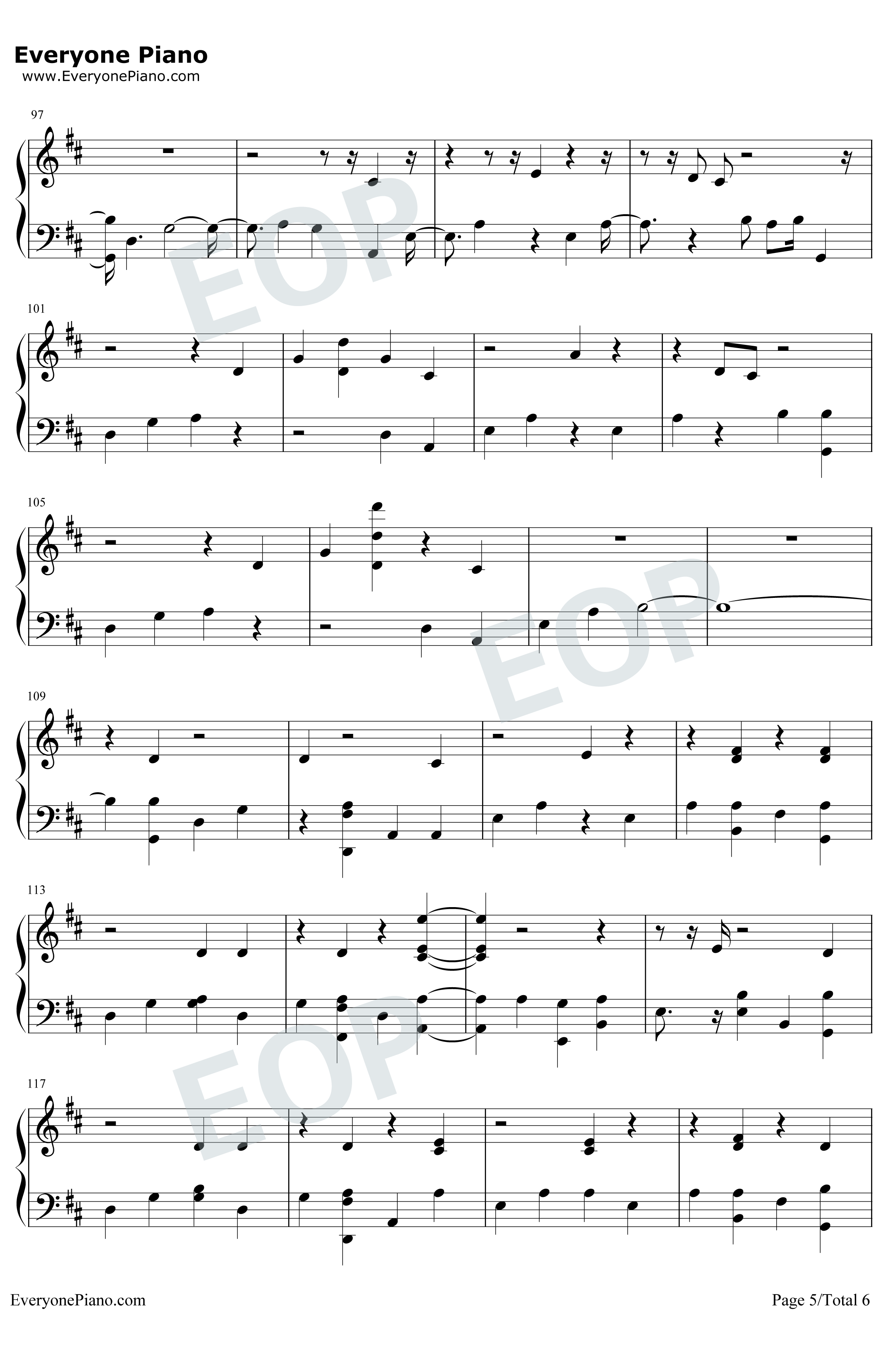 So It Goes…钢琴谱-Taylor Swift5