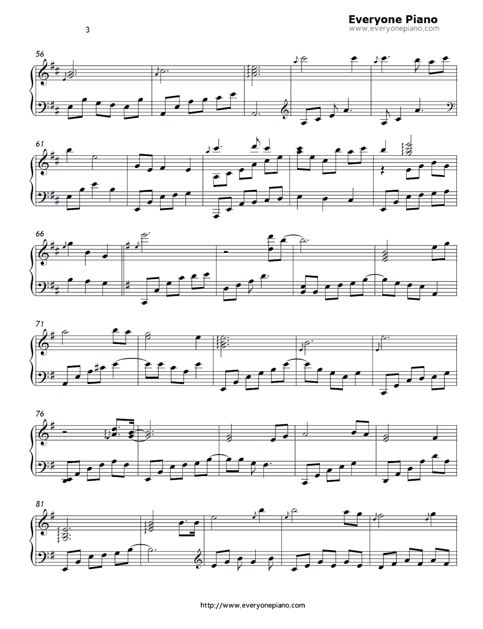 You Were There钢琴谱-Steven Geraghty3