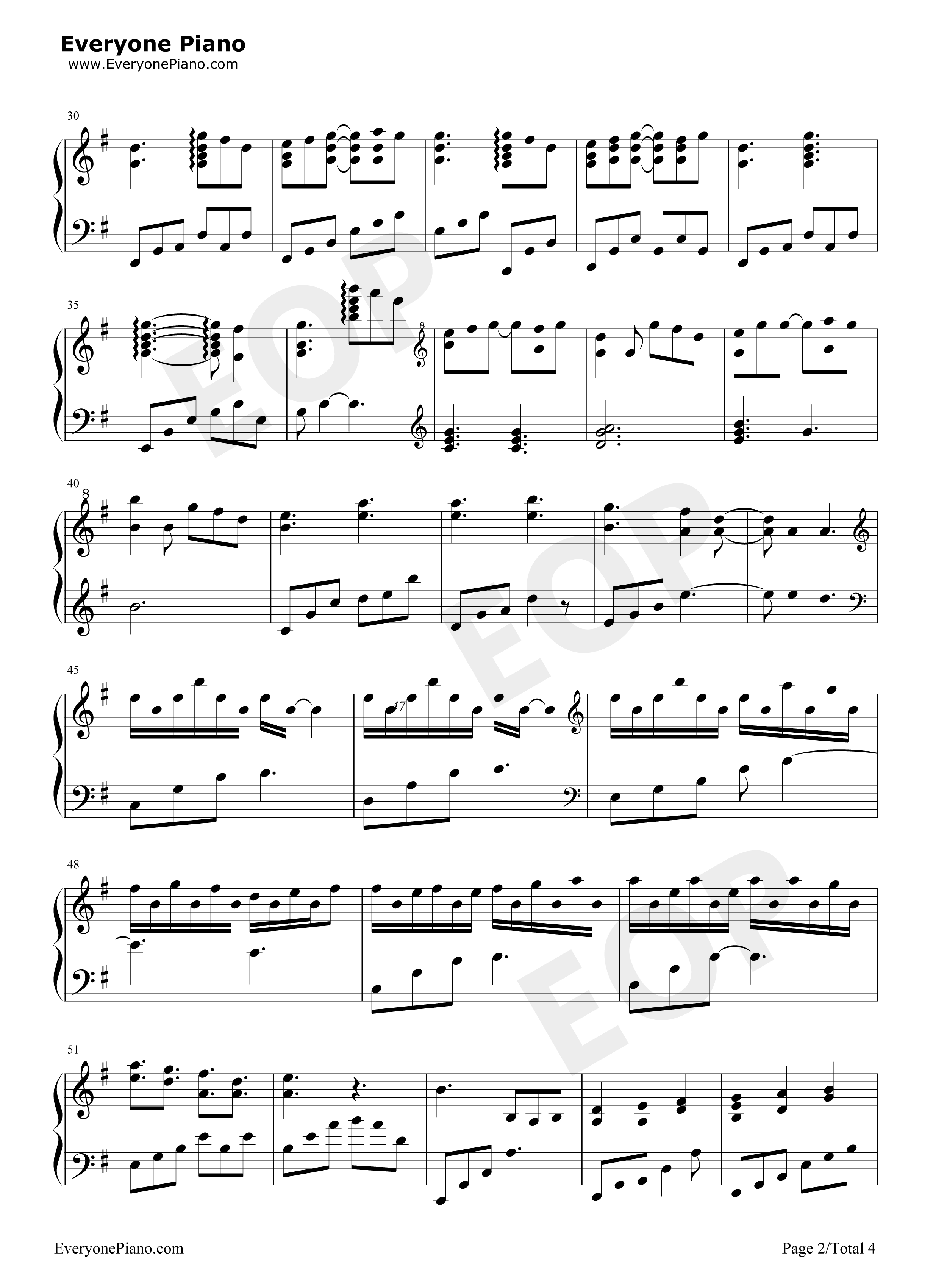 Piano UC钢琴谱-泽野弘之2