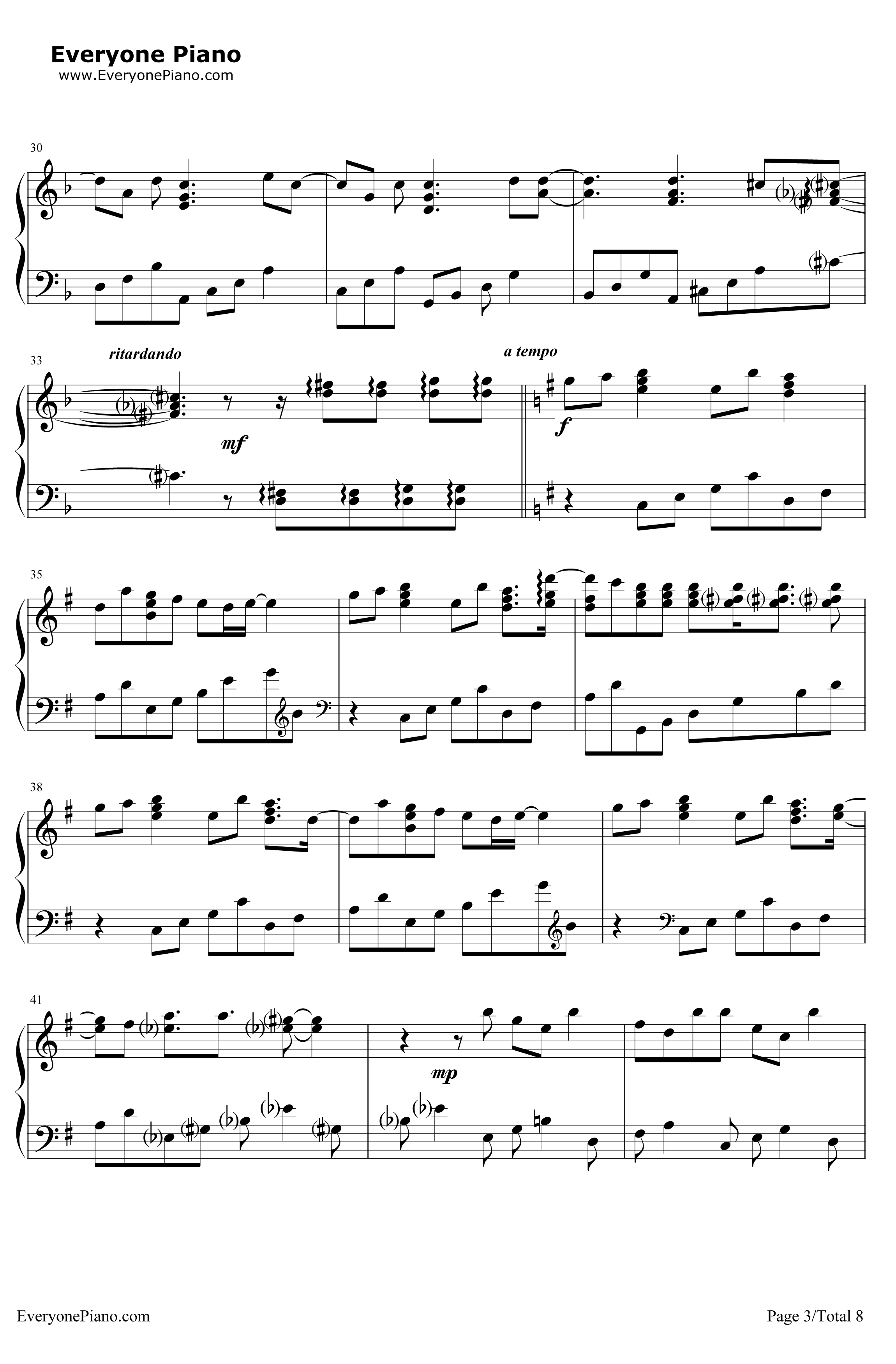 恋人を射ち堕とした日钢琴谱-SoundHorizon3
