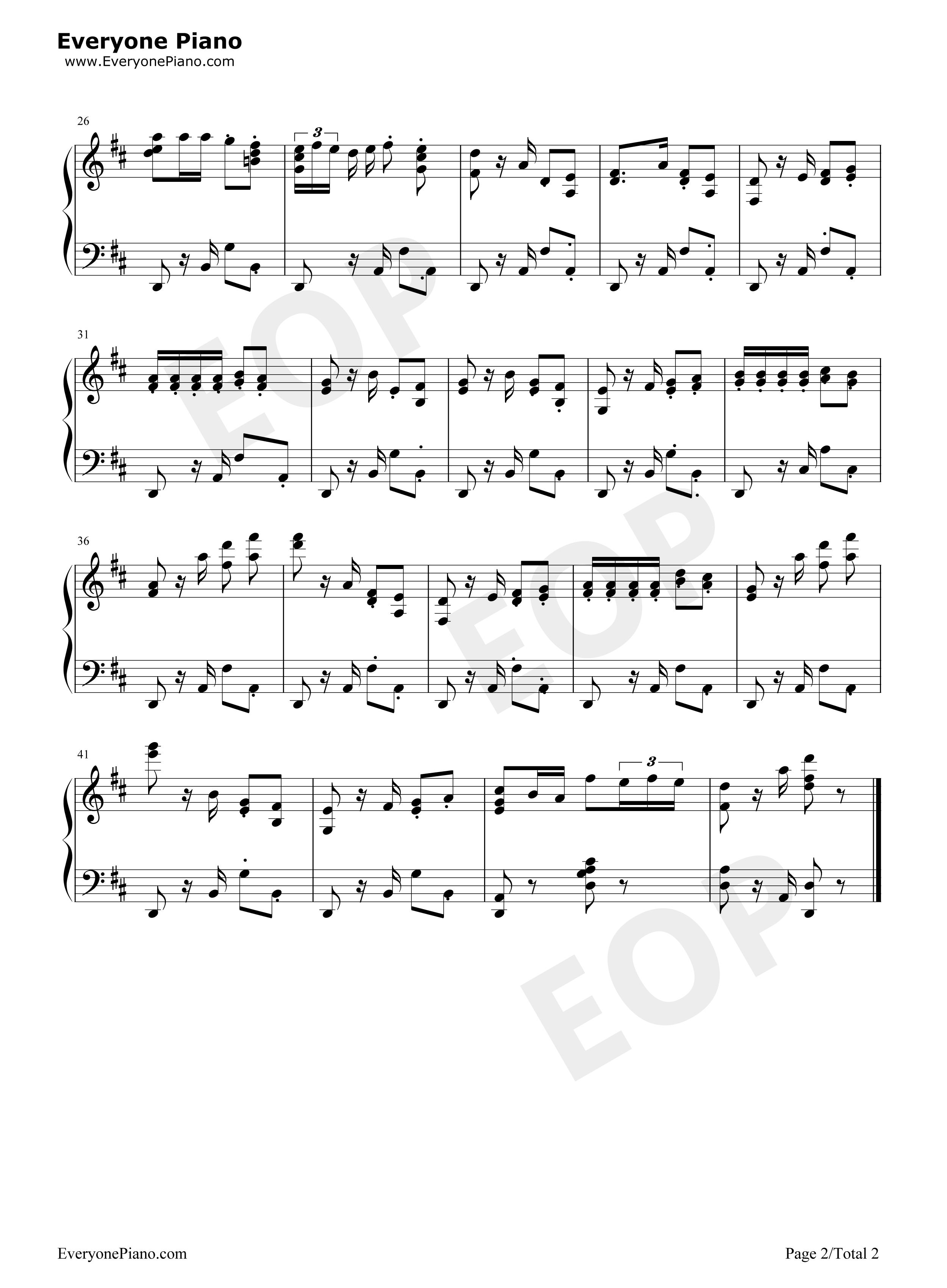 Habanera钢琴谱-Georges Bizet2