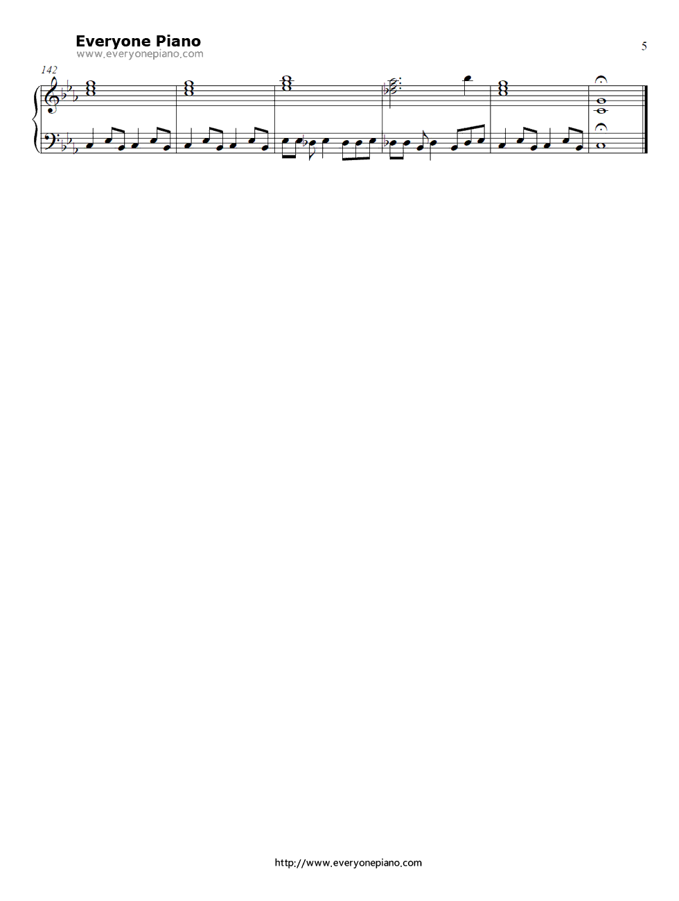 Resonance钢琴谱-T.M.Revolution5