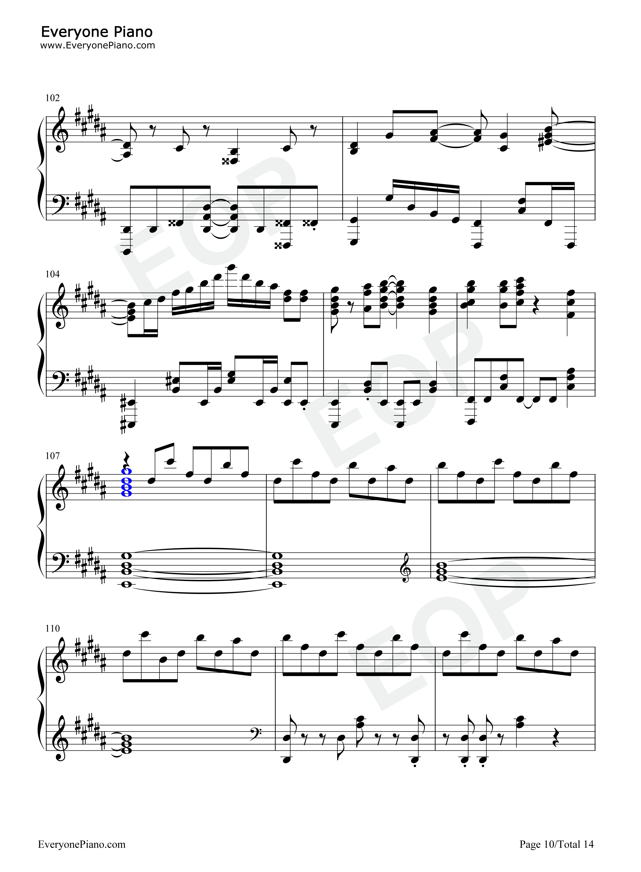 ALIVE钢琴谱-ClariS10