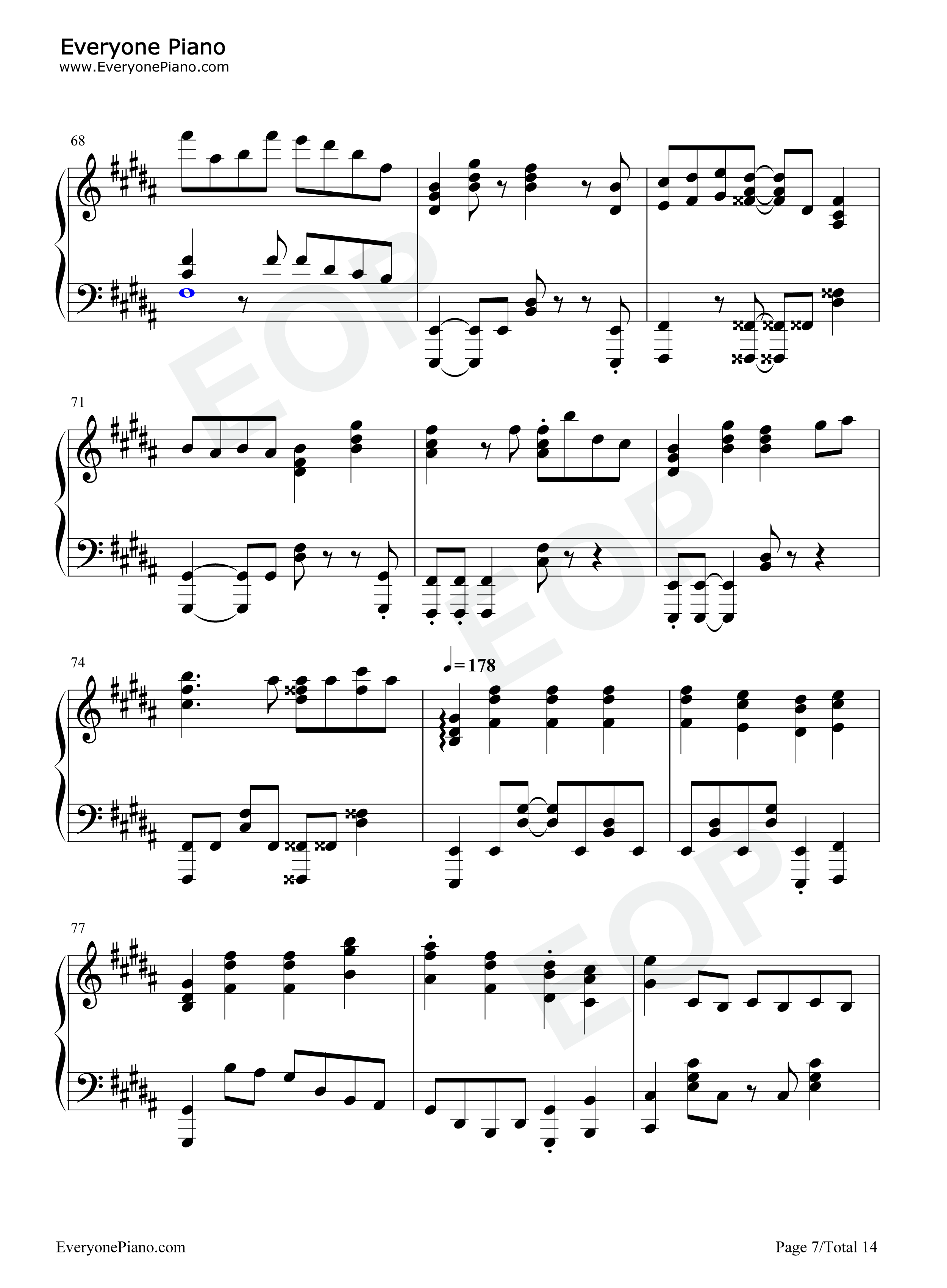 ALIVE钢琴谱-ClariS7