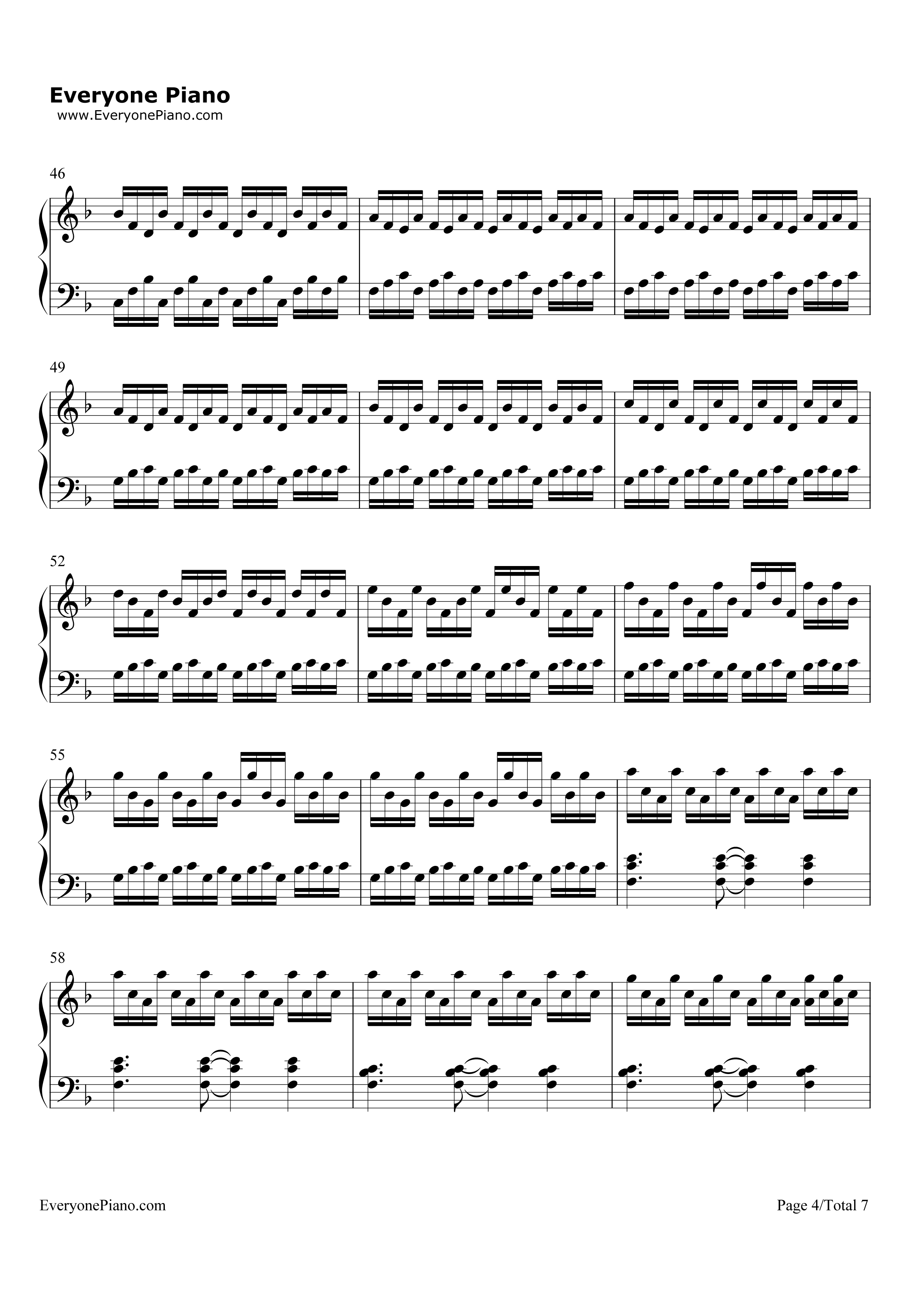 The Sunbeams... They Scatter钢琴谱-Yiruma4