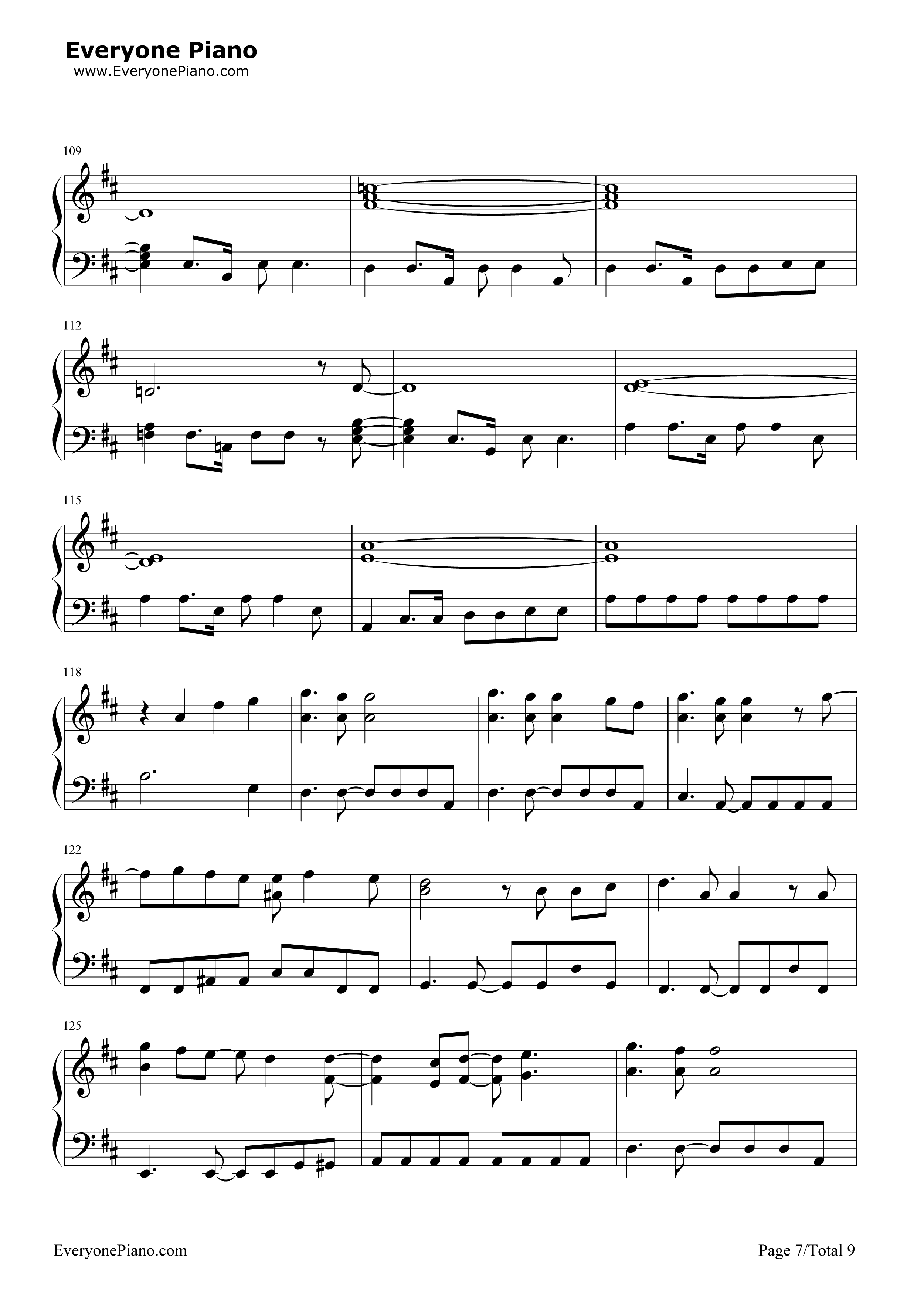 Change The World钢琴谱-V67