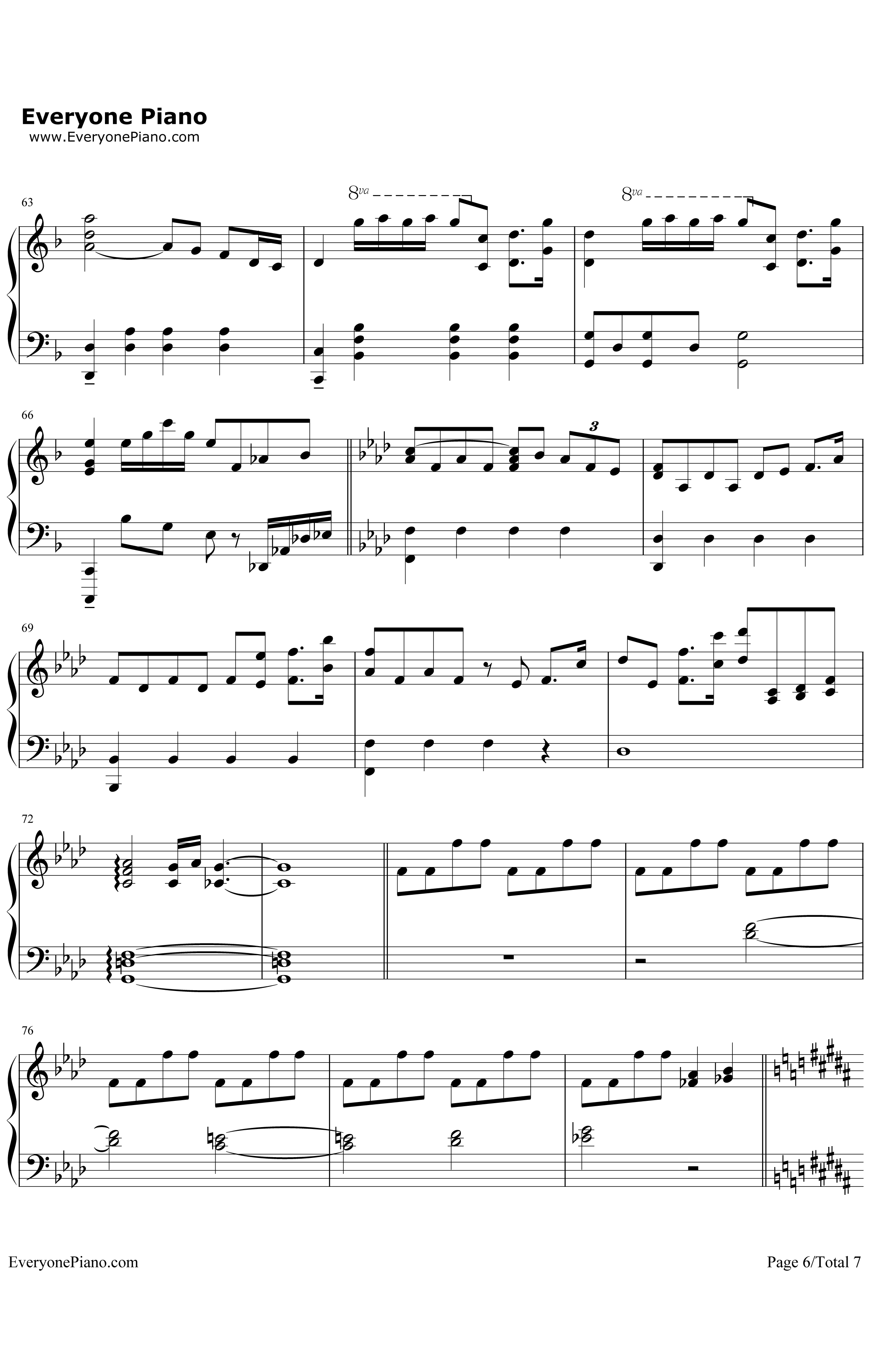 See You Tomorrow钢琴谱-JohnPowell-驯龙高手OST6