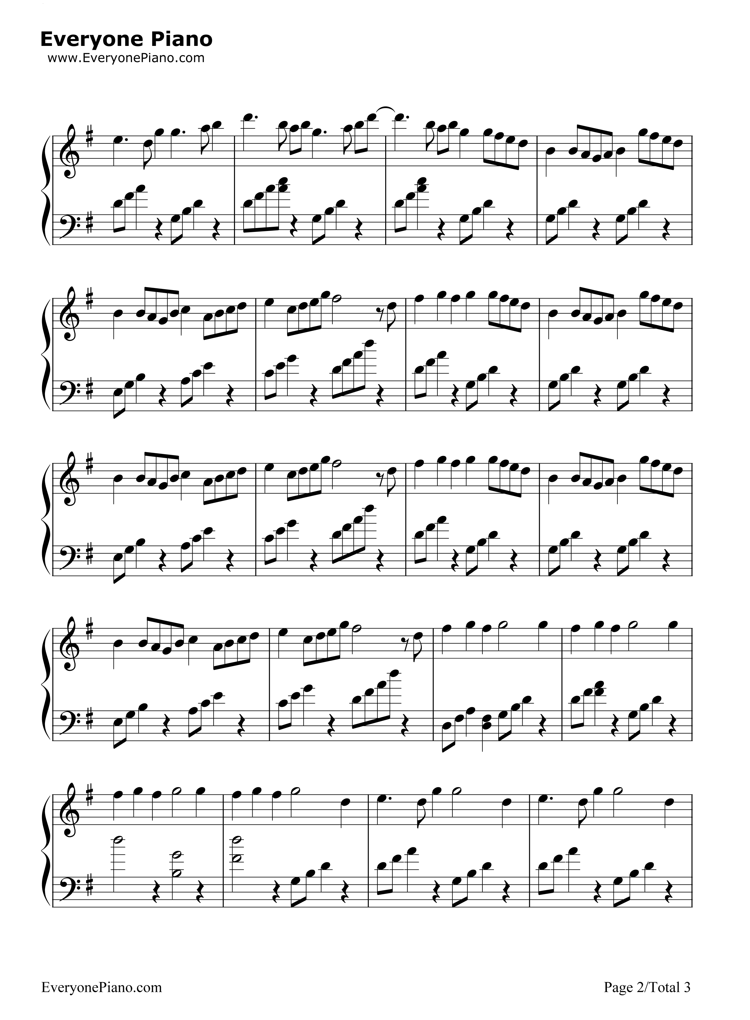 Give Me Your Hand钢琴谱-乔治·温斯顿2