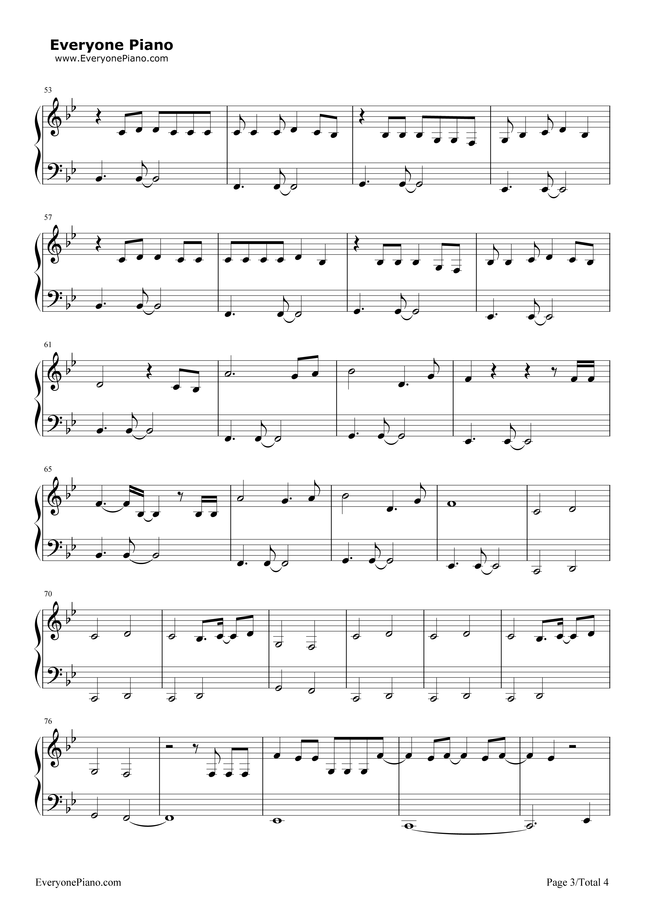 Love钢琴谱-Lana Del Rey3