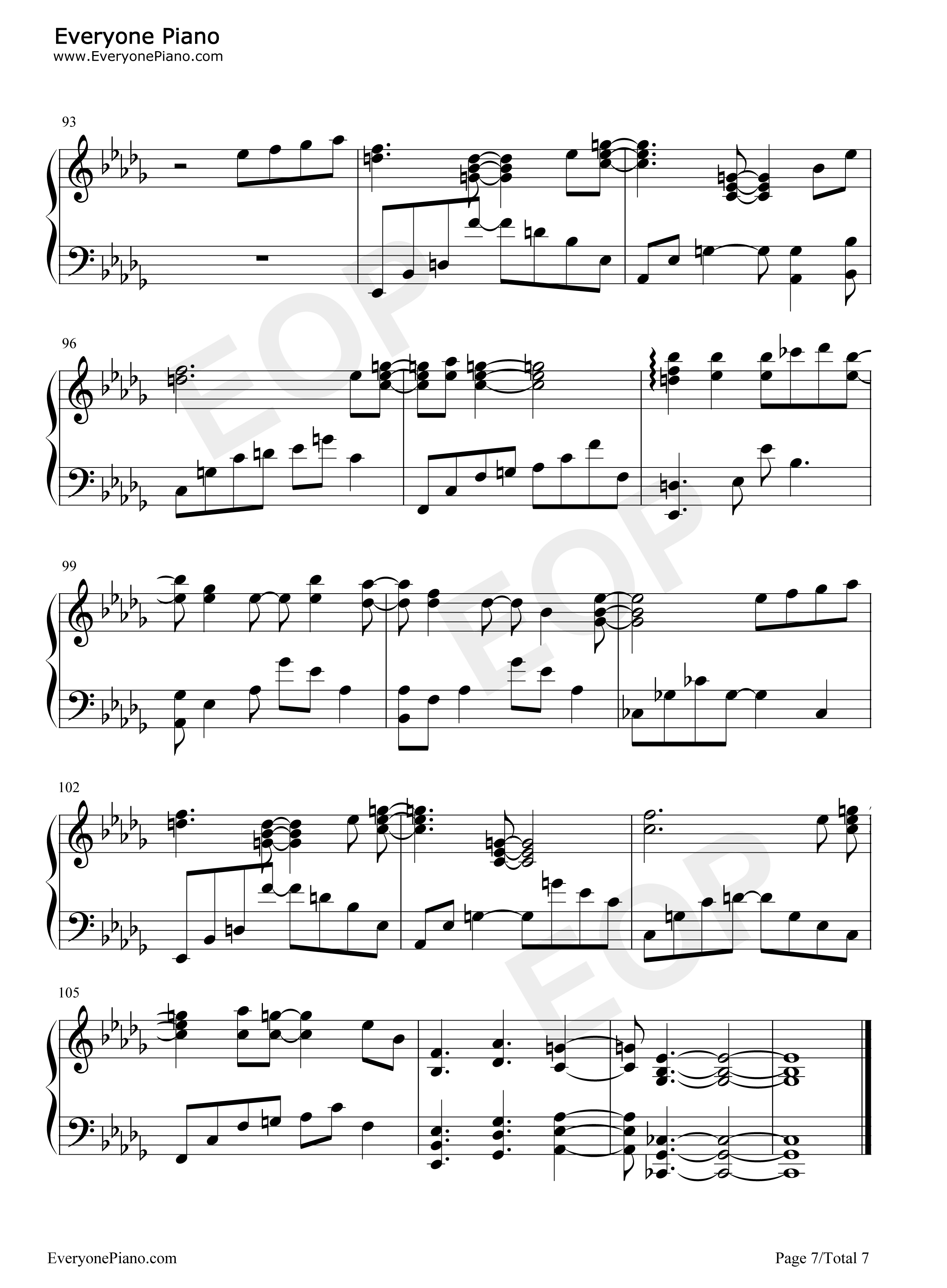 TRY UNITE!钢琴谱-中岛爱7