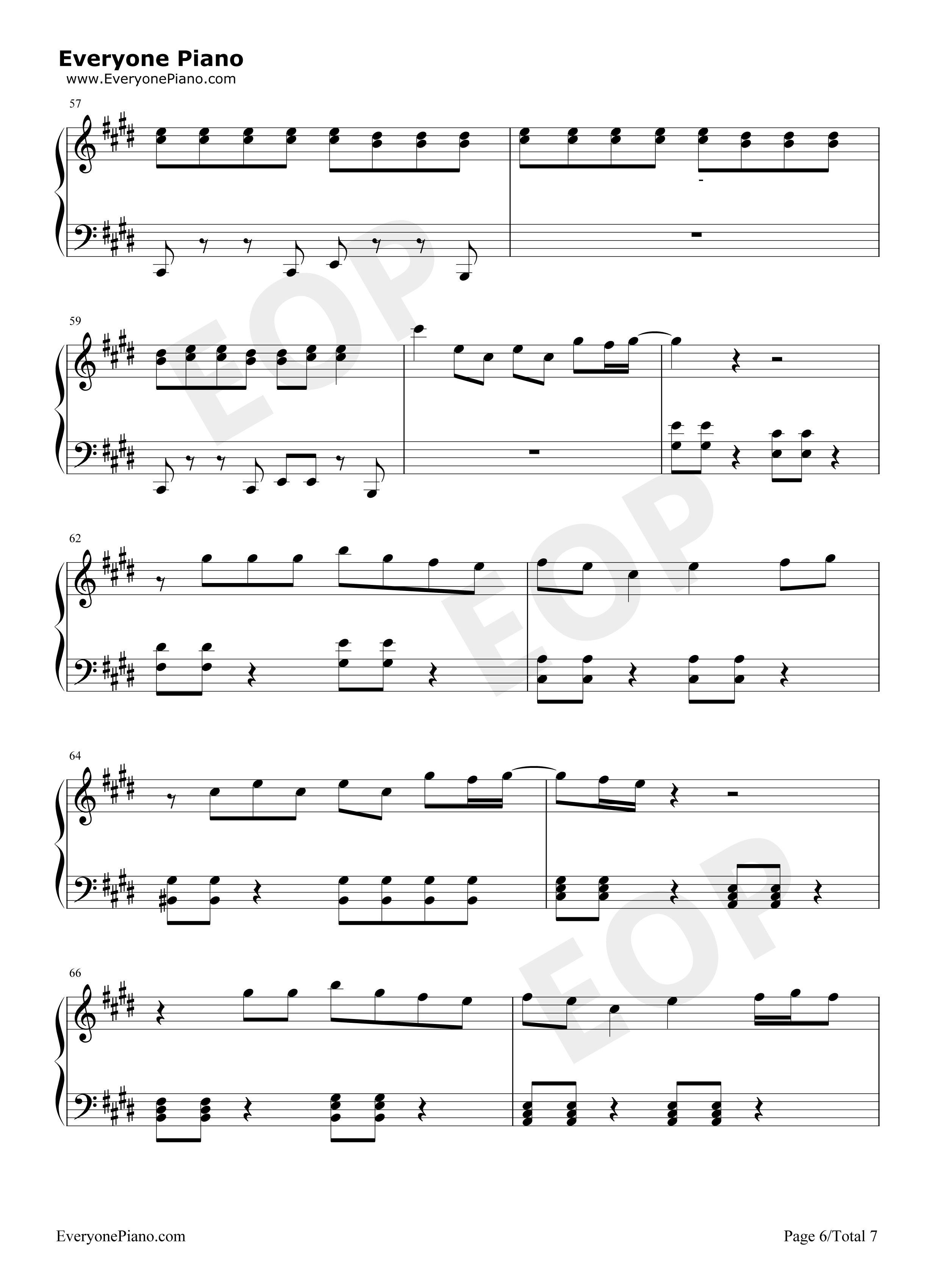 Sucker钢琴谱-Jonas Brothers6
