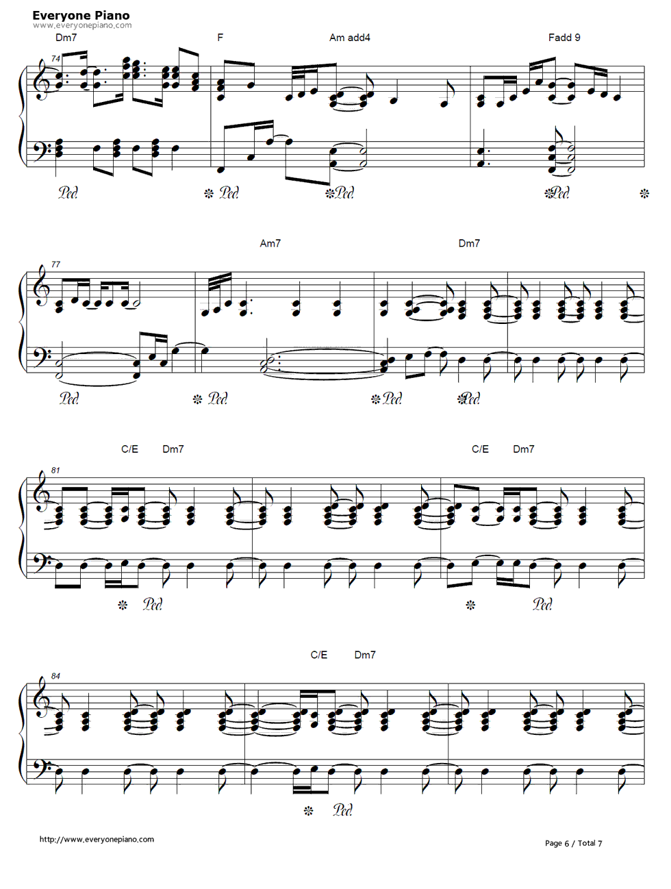 I Can't Make You Love Me钢琴谱-Bon Iver6