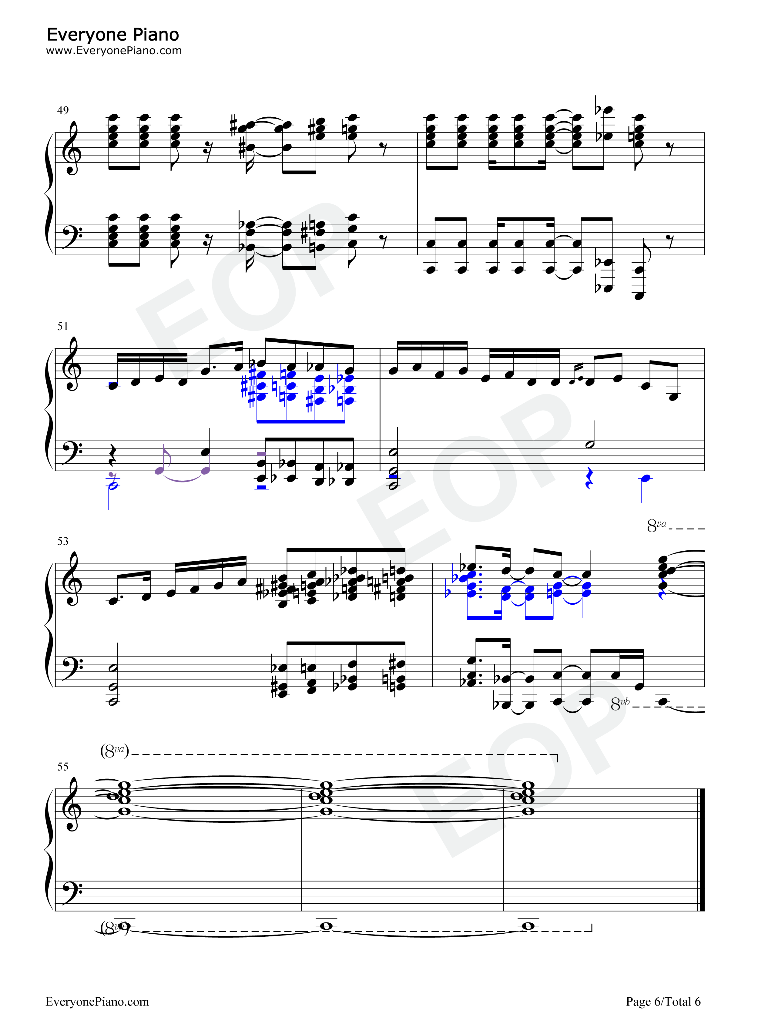 アンダンテに恋をして钢琴谱-Angela6