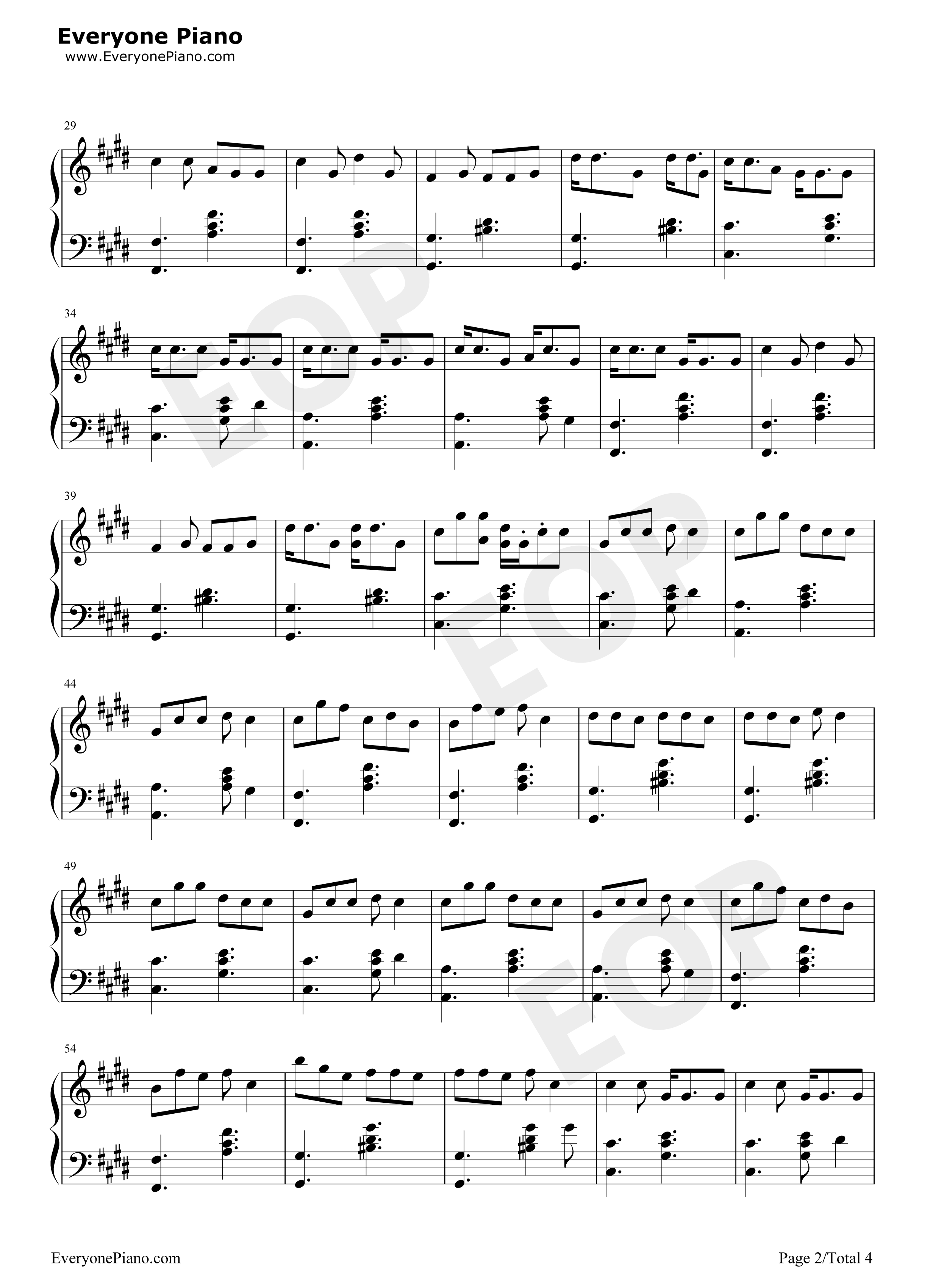 7 Rings钢琴谱-Ariana Grande2