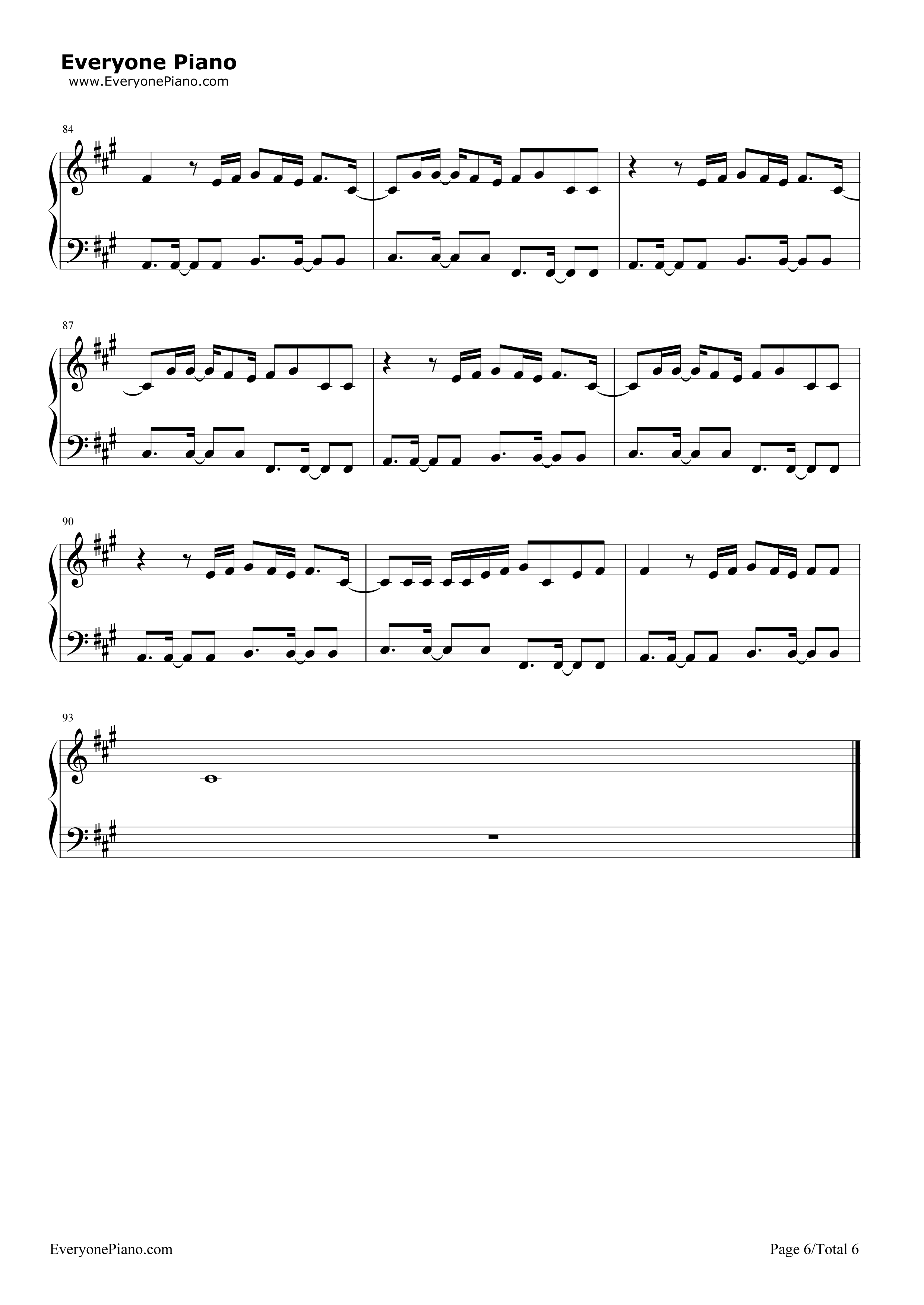 Shape of You钢琴谱-Ed Sheeran6