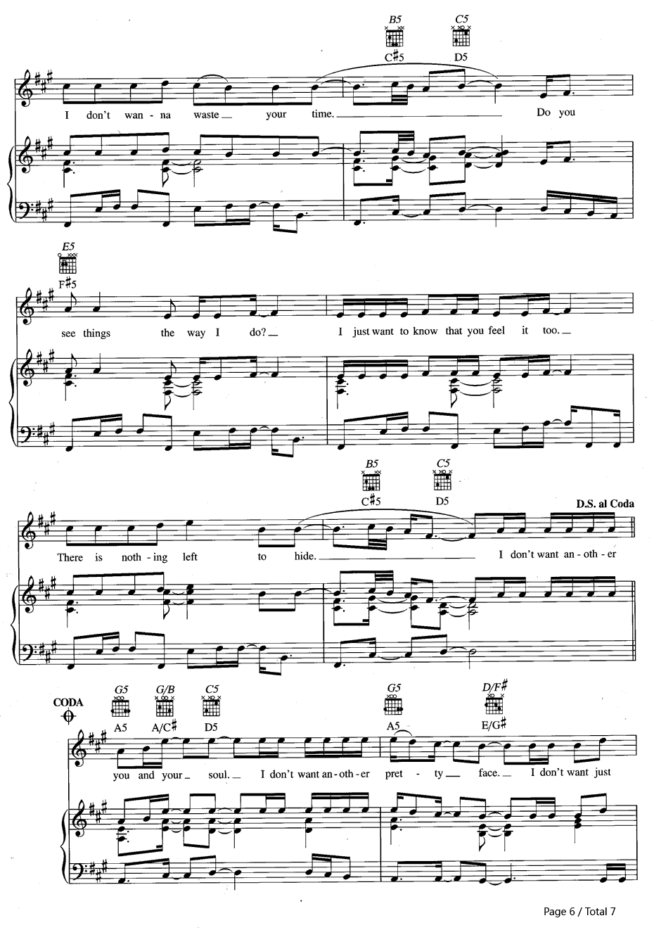 Beautiful Soul钢琴谱-JesseMcCartney6