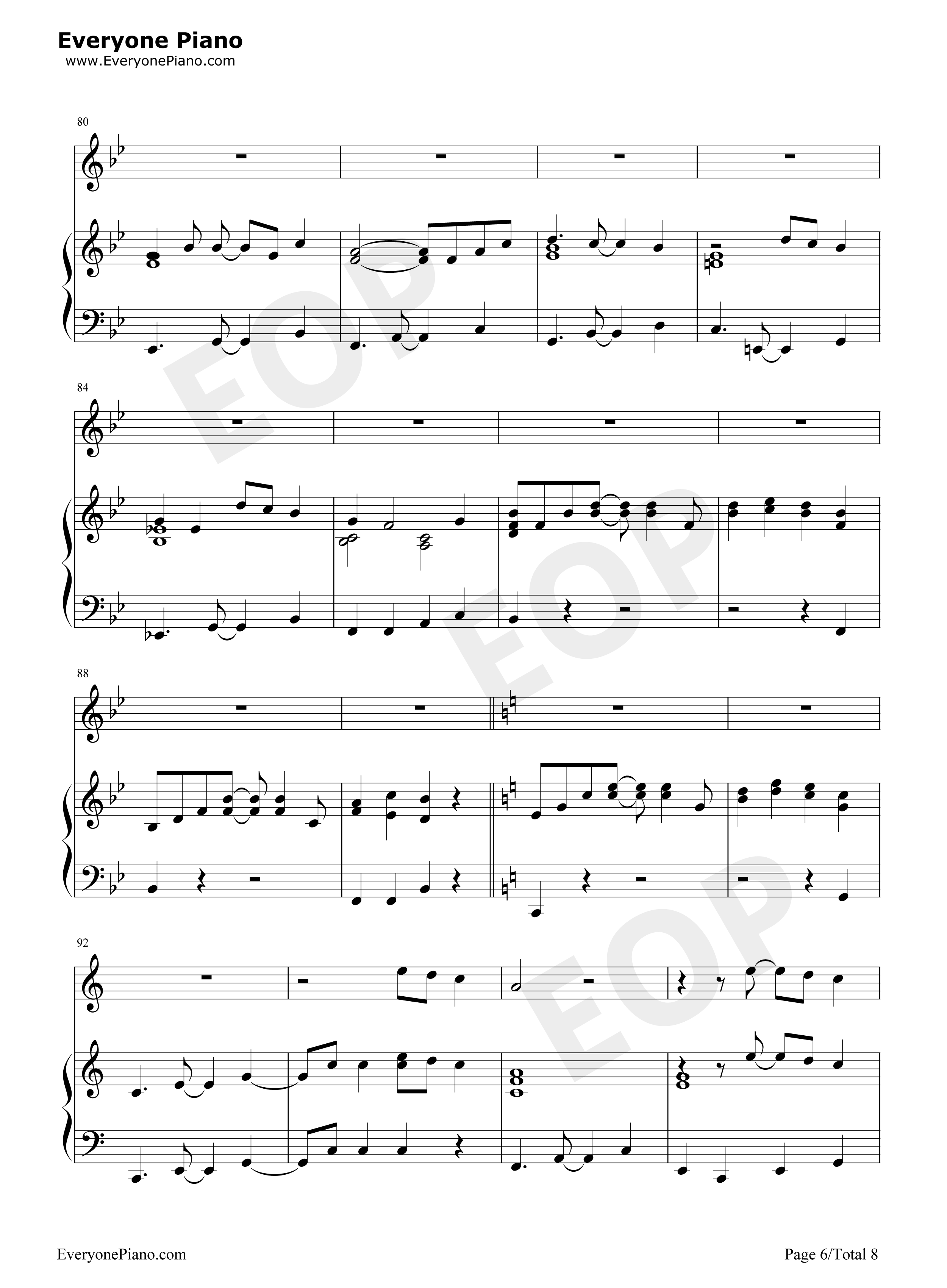 Under the Sea钢琴谱-Alan Menken6