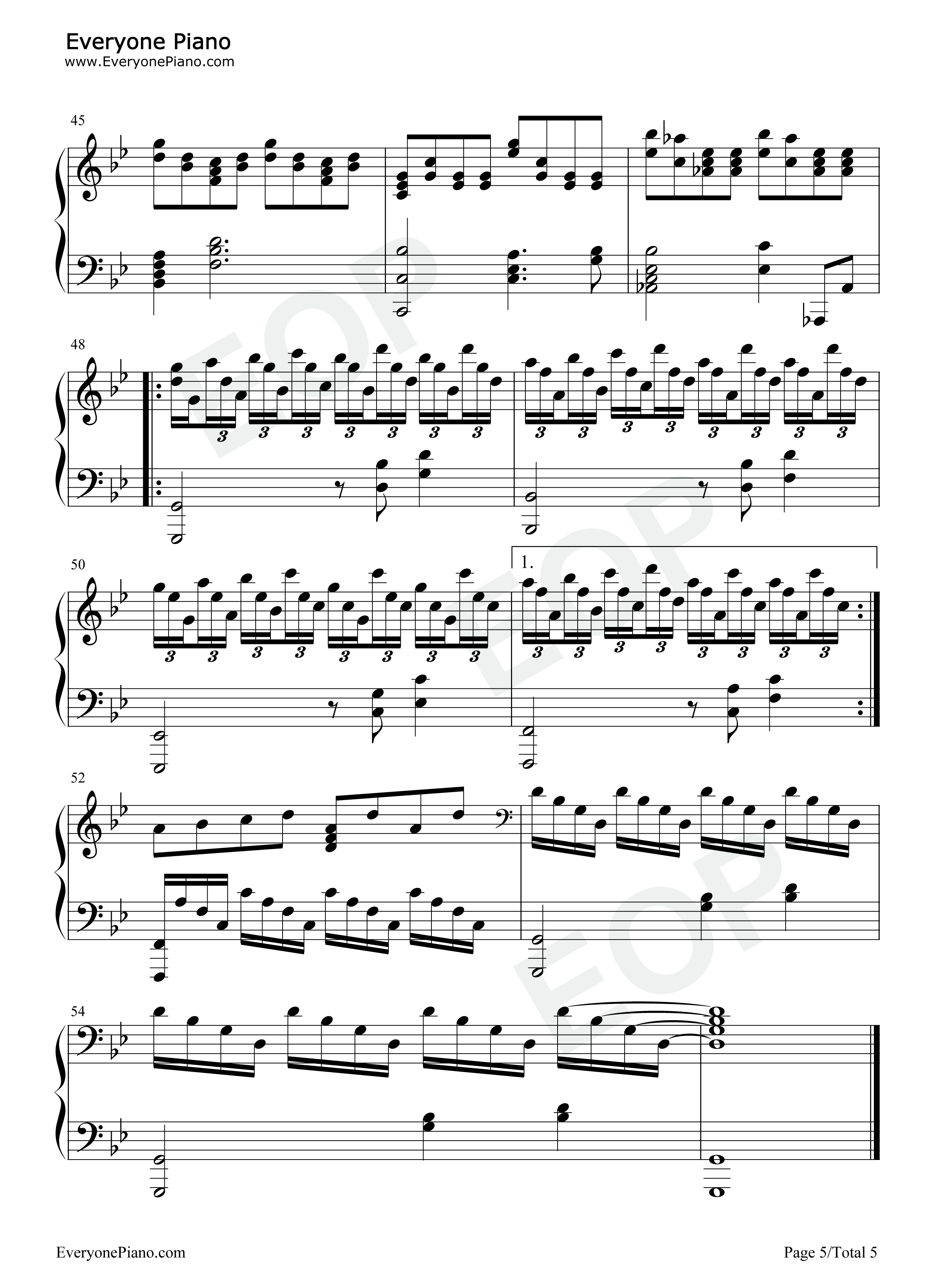 Dance For Me Wallis钢琴谱-Abel Korzeniowski5