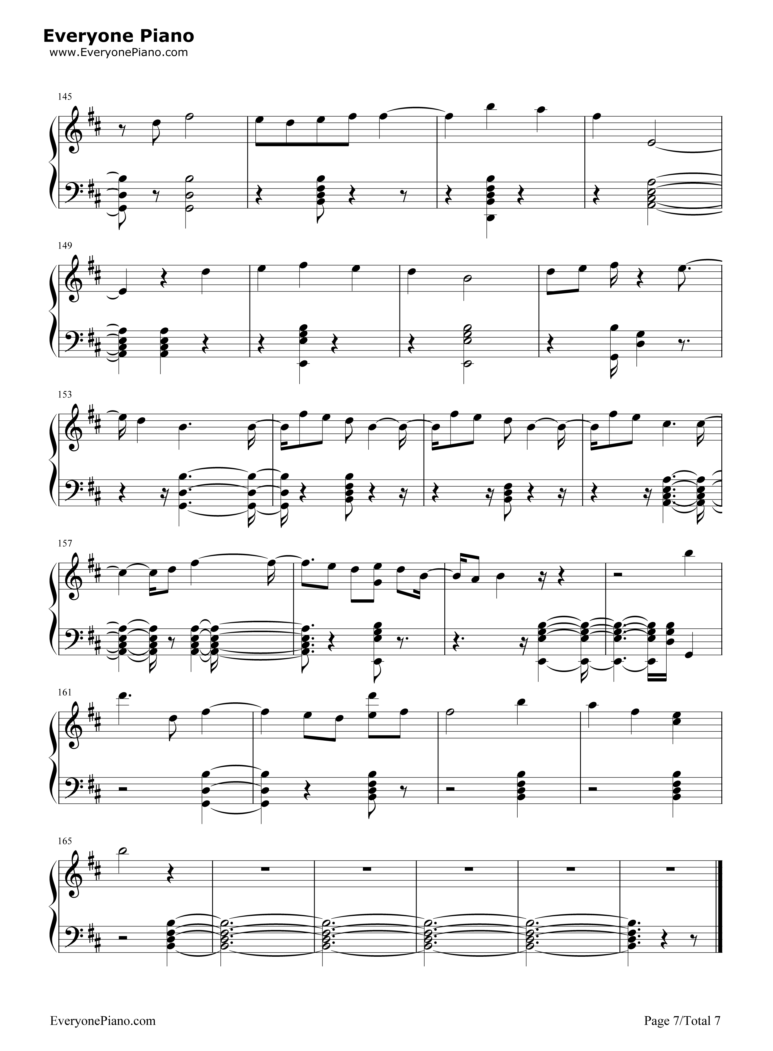 One Woman Man钢琴谱-John Legend7