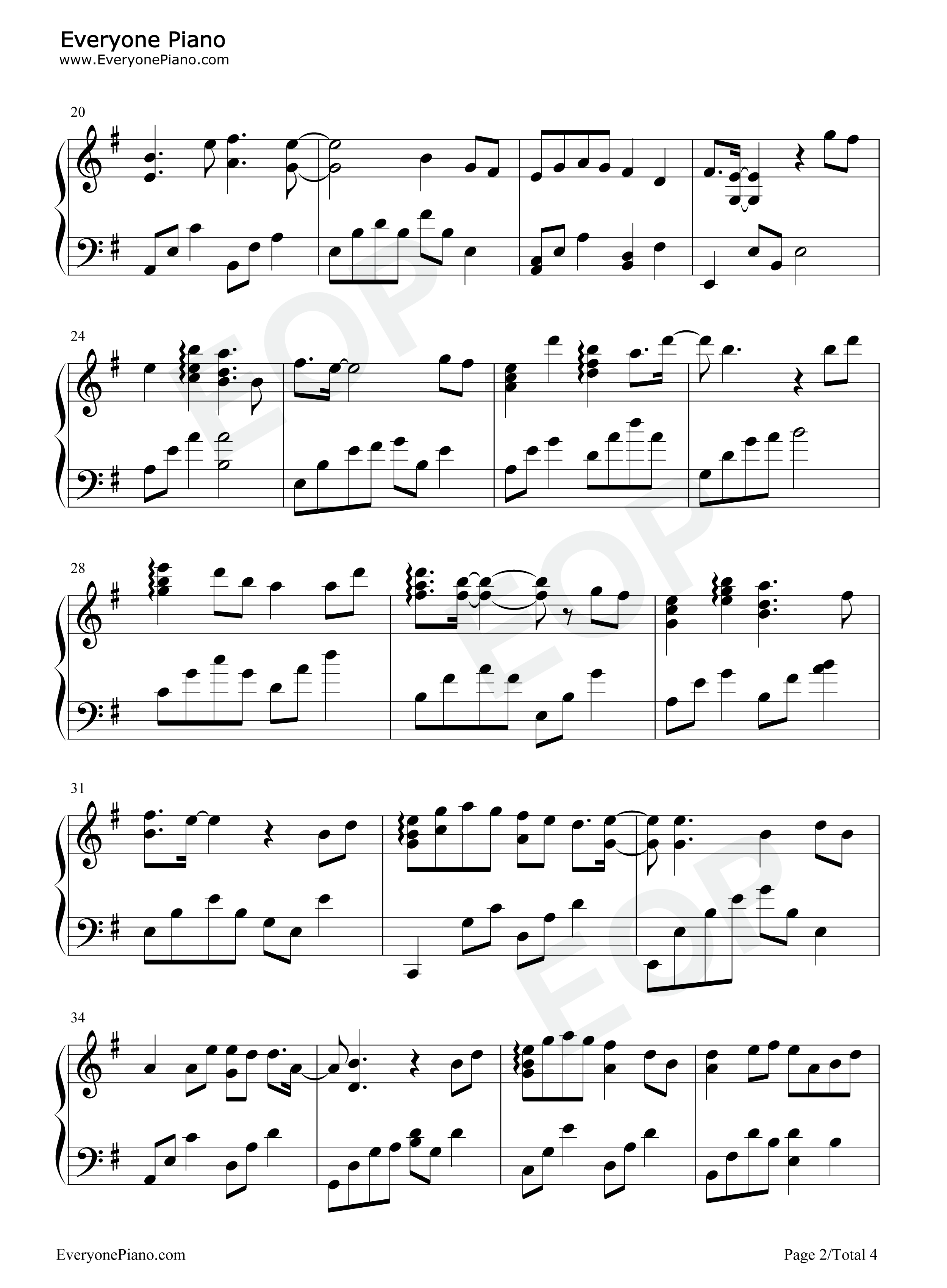 典狱司钢琴谱-音频怪物2
