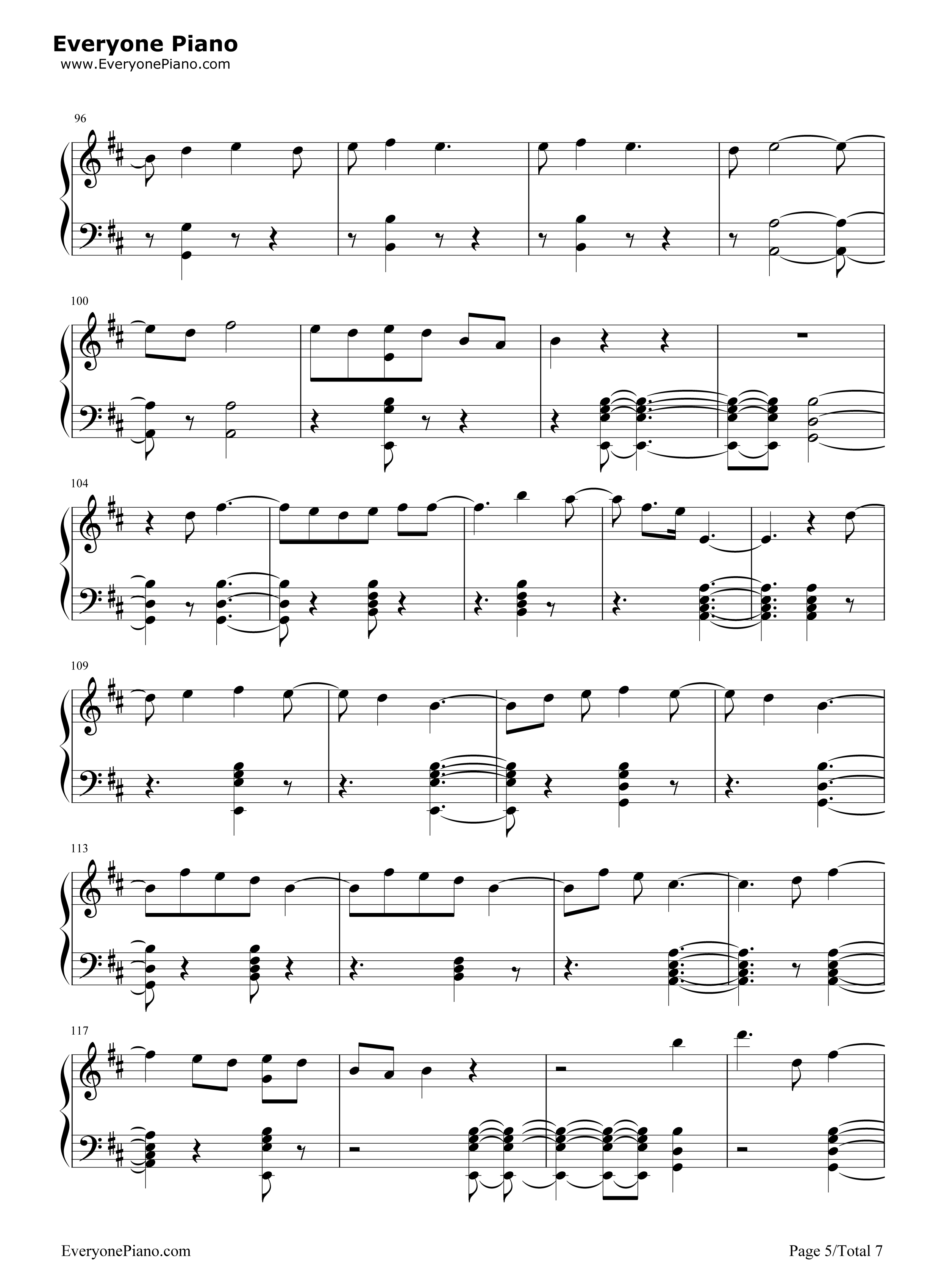 One Woman Man钢琴谱-John Legend5