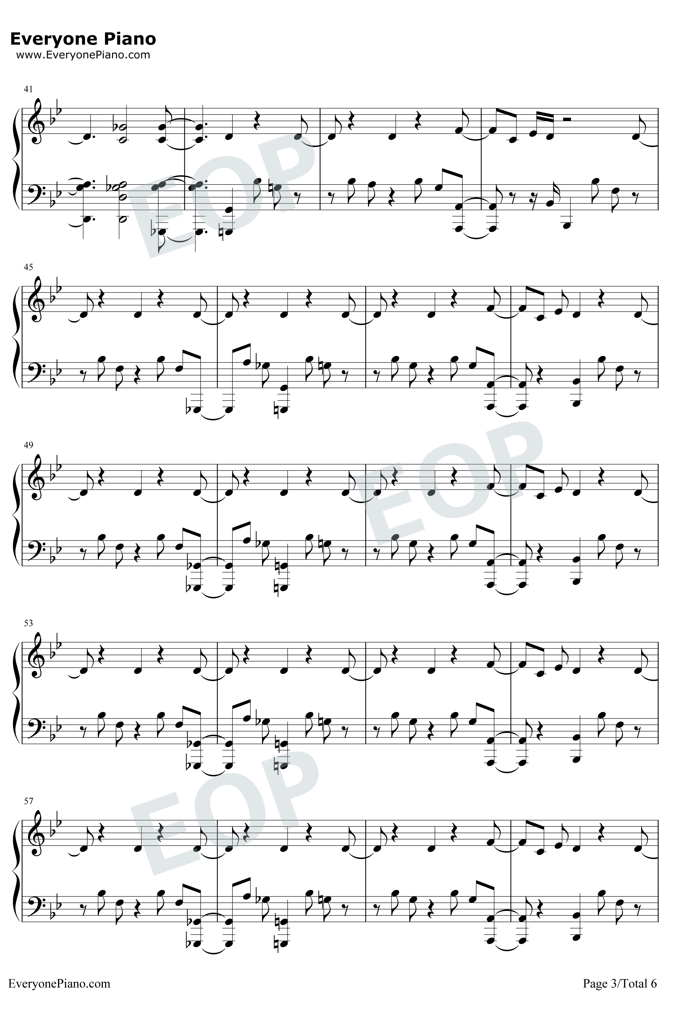 The Thrill of It All钢琴谱-Sam Smith3