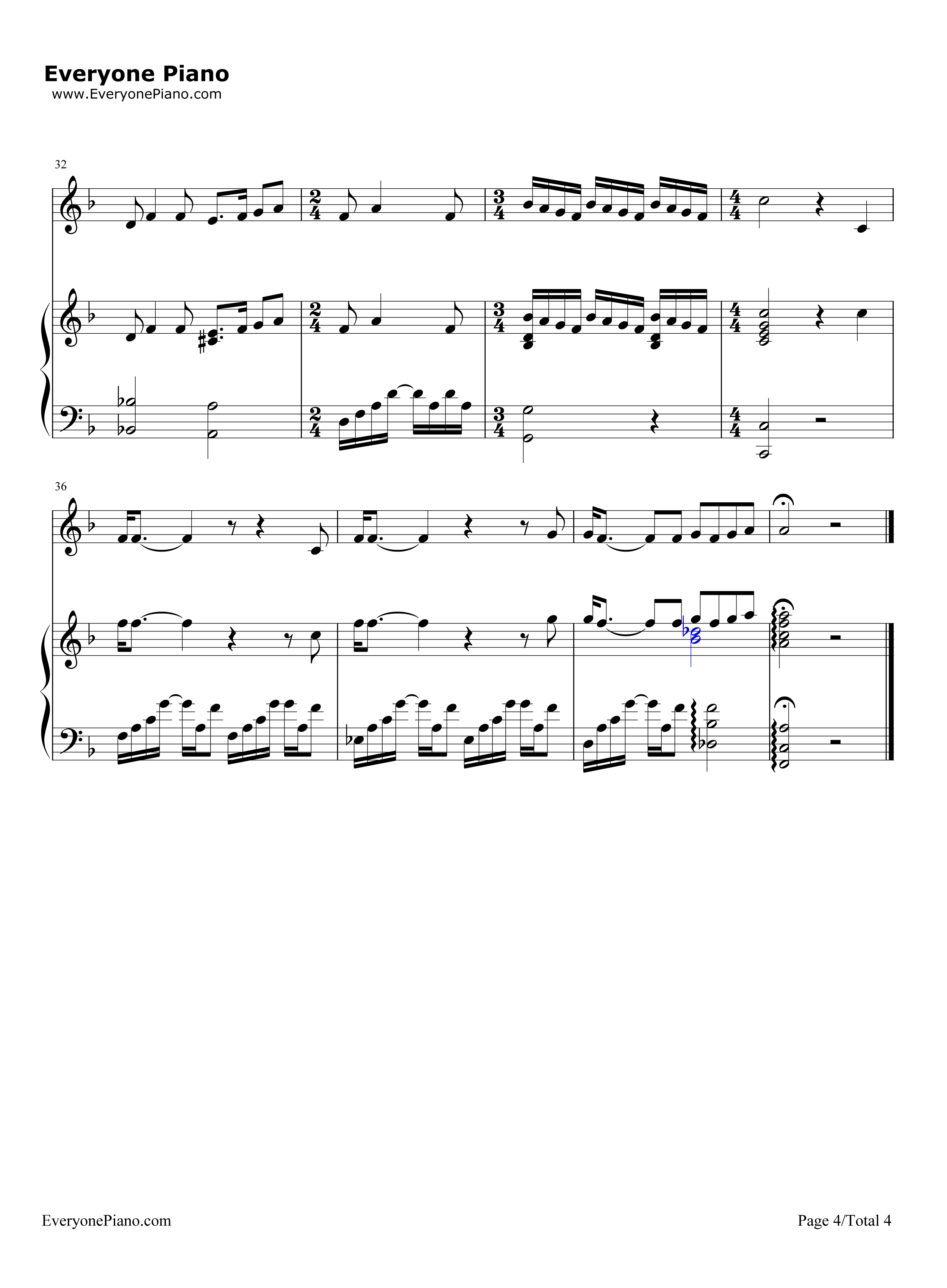 On My Own钢琴谱-Claude-Michel Schroenberg  Alain Boubil4