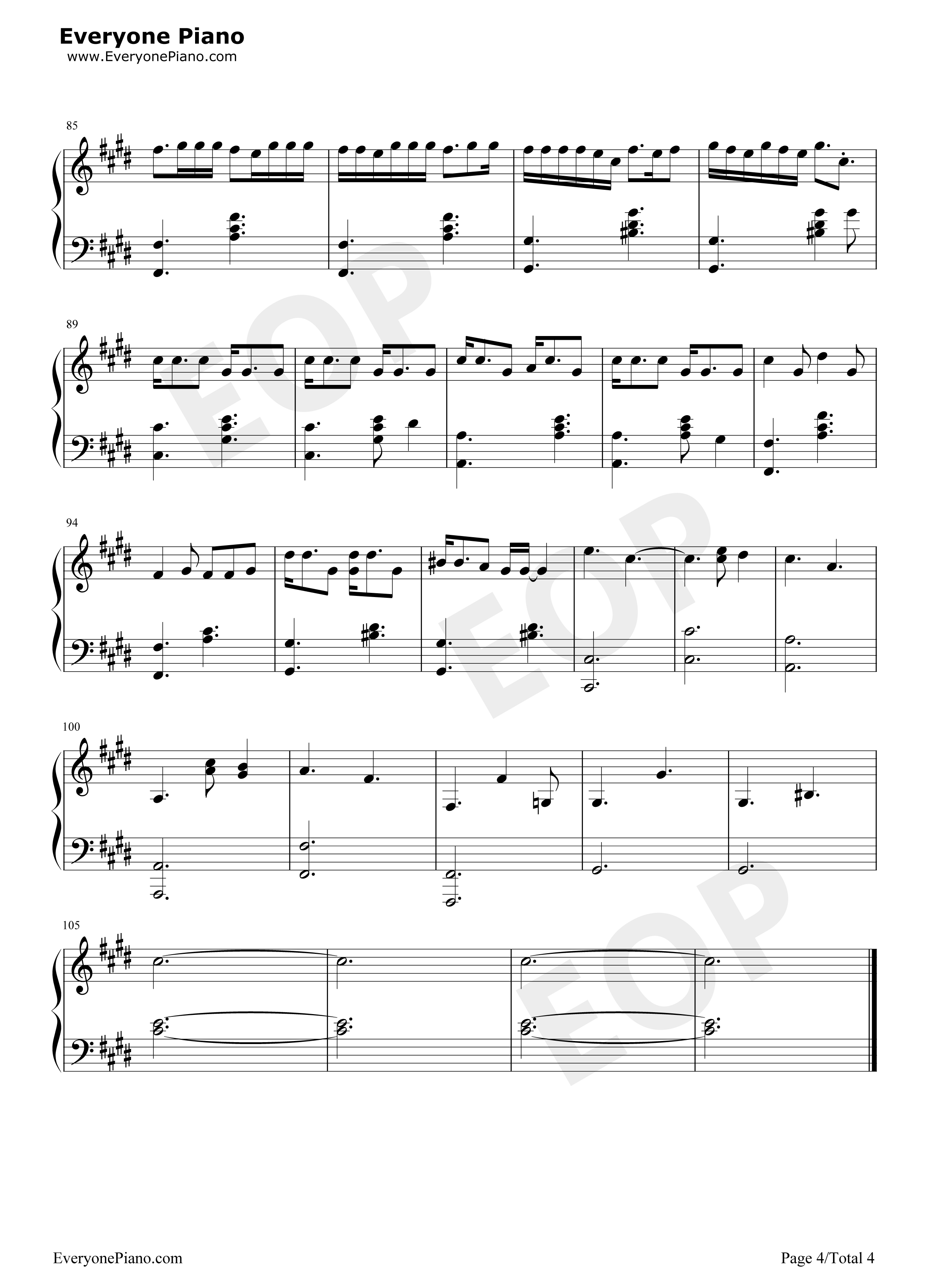 7 Rings钢琴谱-Ariana Grande4