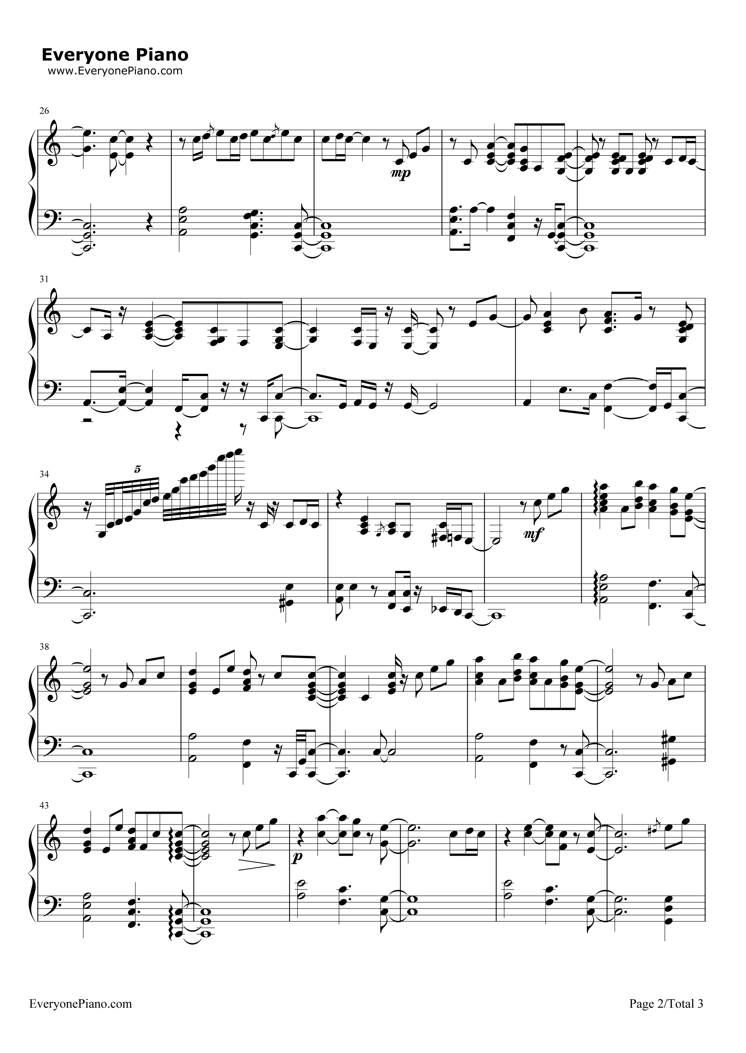 Stay with Me完全版钢琴谱-Sam Smith2